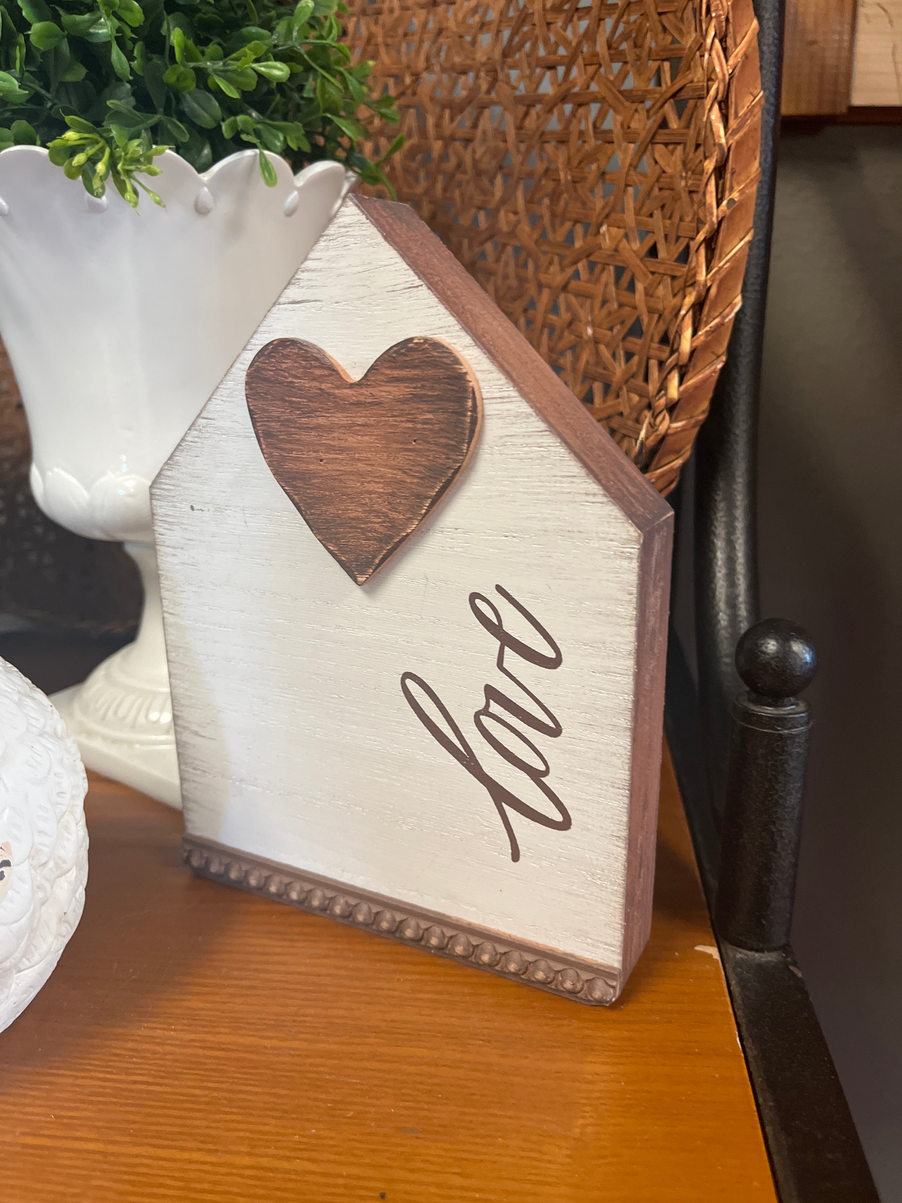House Love Wood Sign