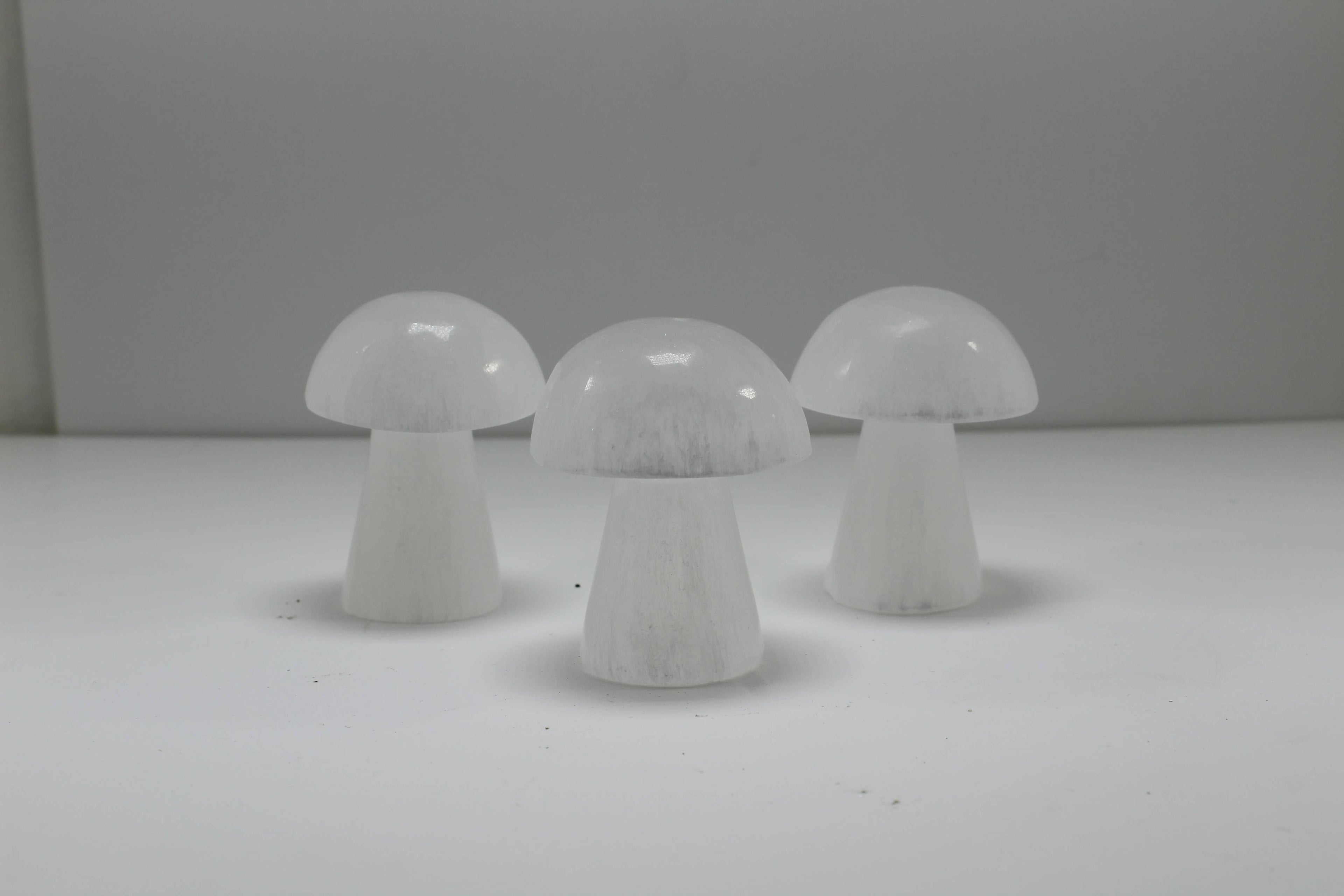 Selenite Mushroom White