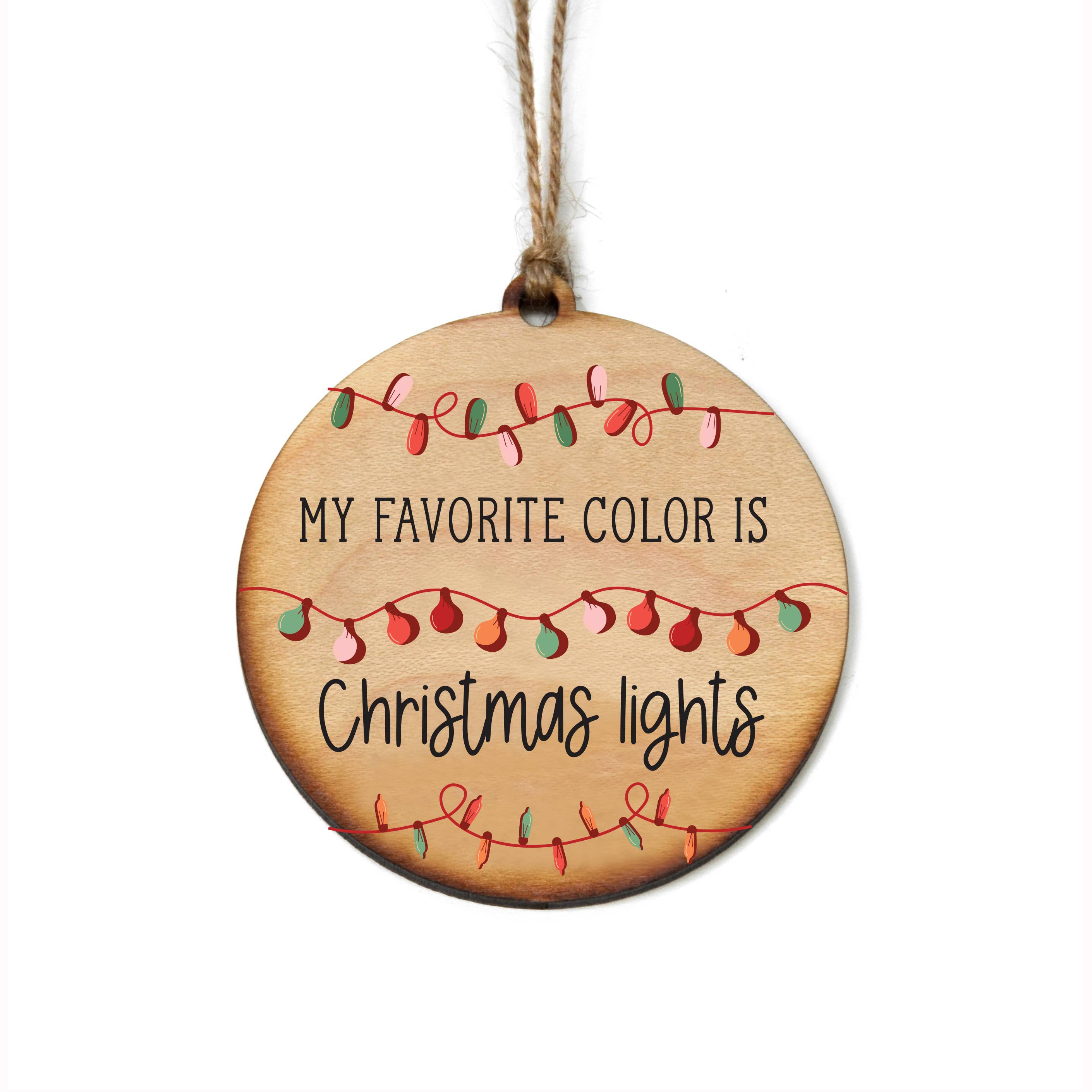 My Favorite Color Ornament
