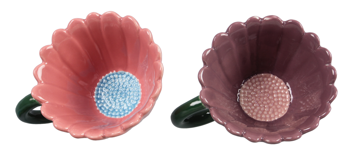 Ceramic Flower Mug
