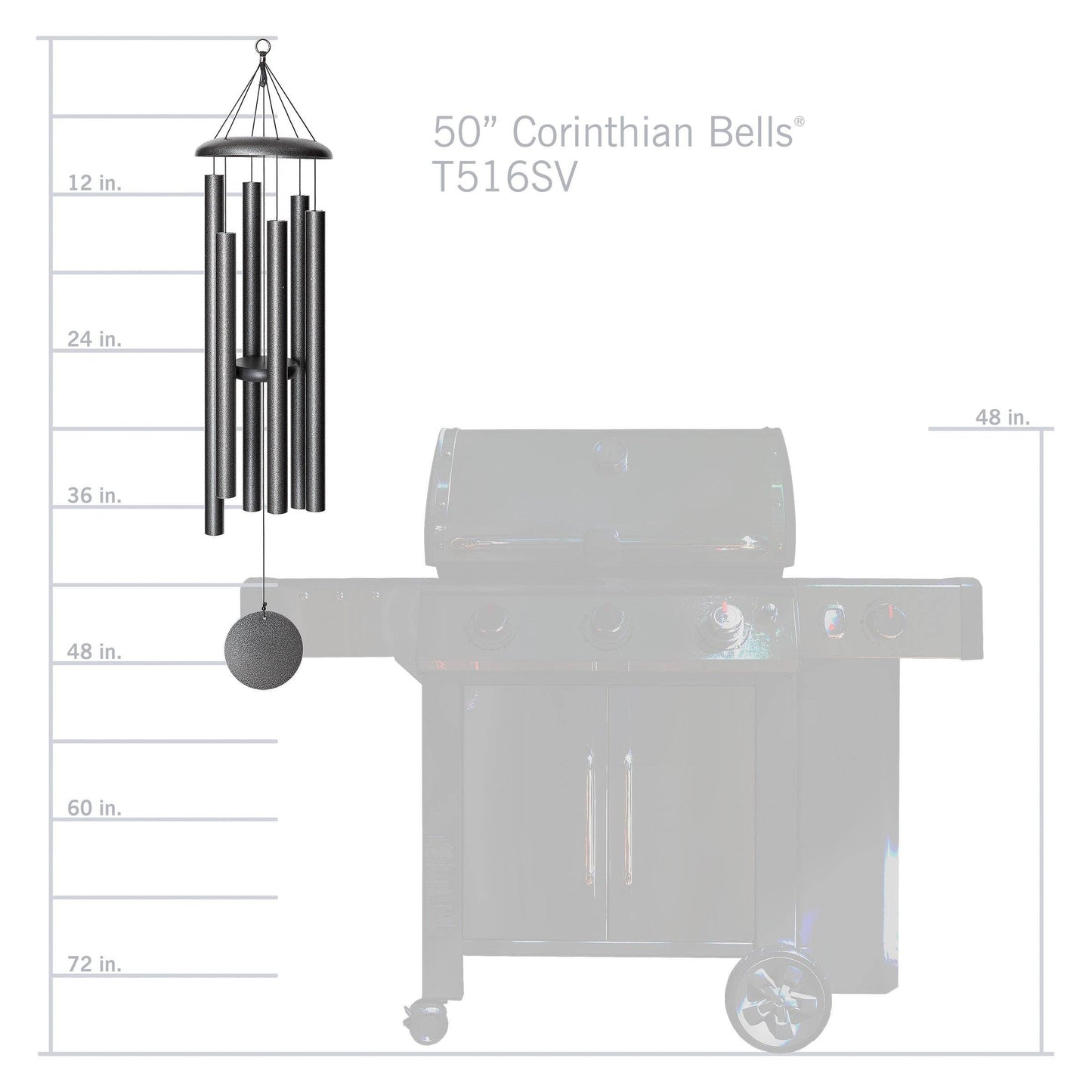 Corinthian Bells® 50-inch Windchime