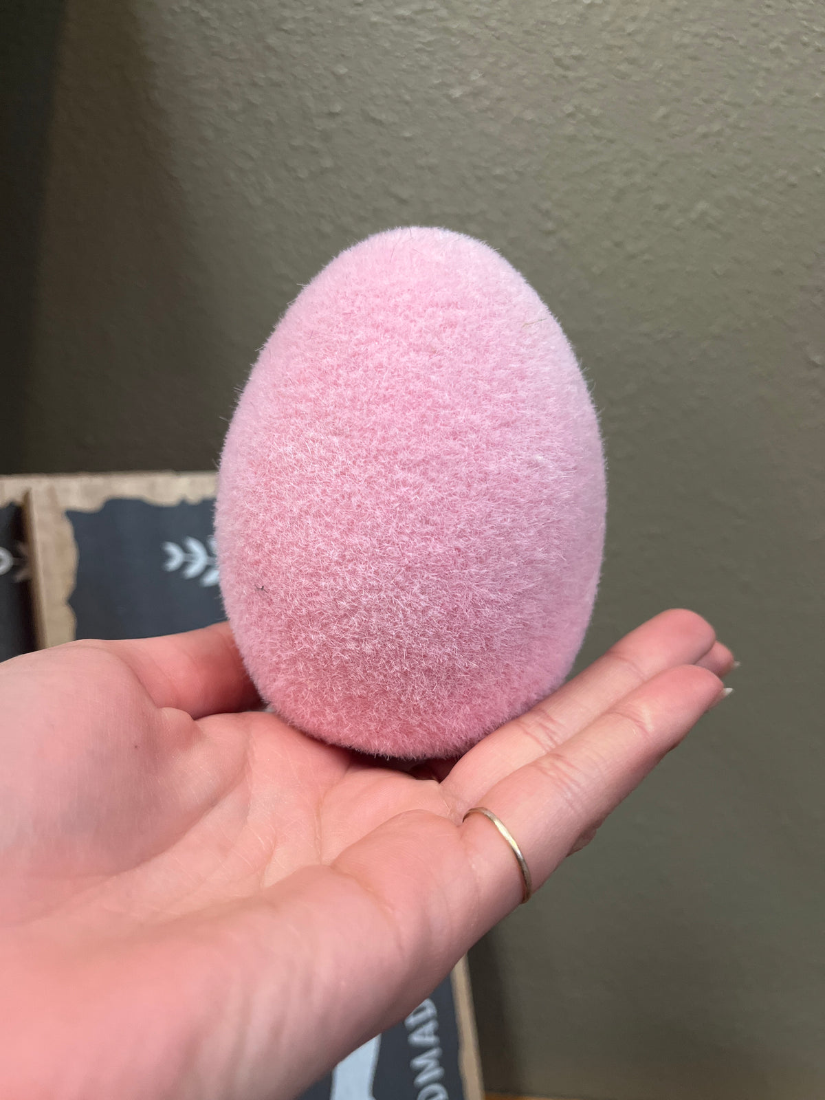 Flocked Easter Eggs