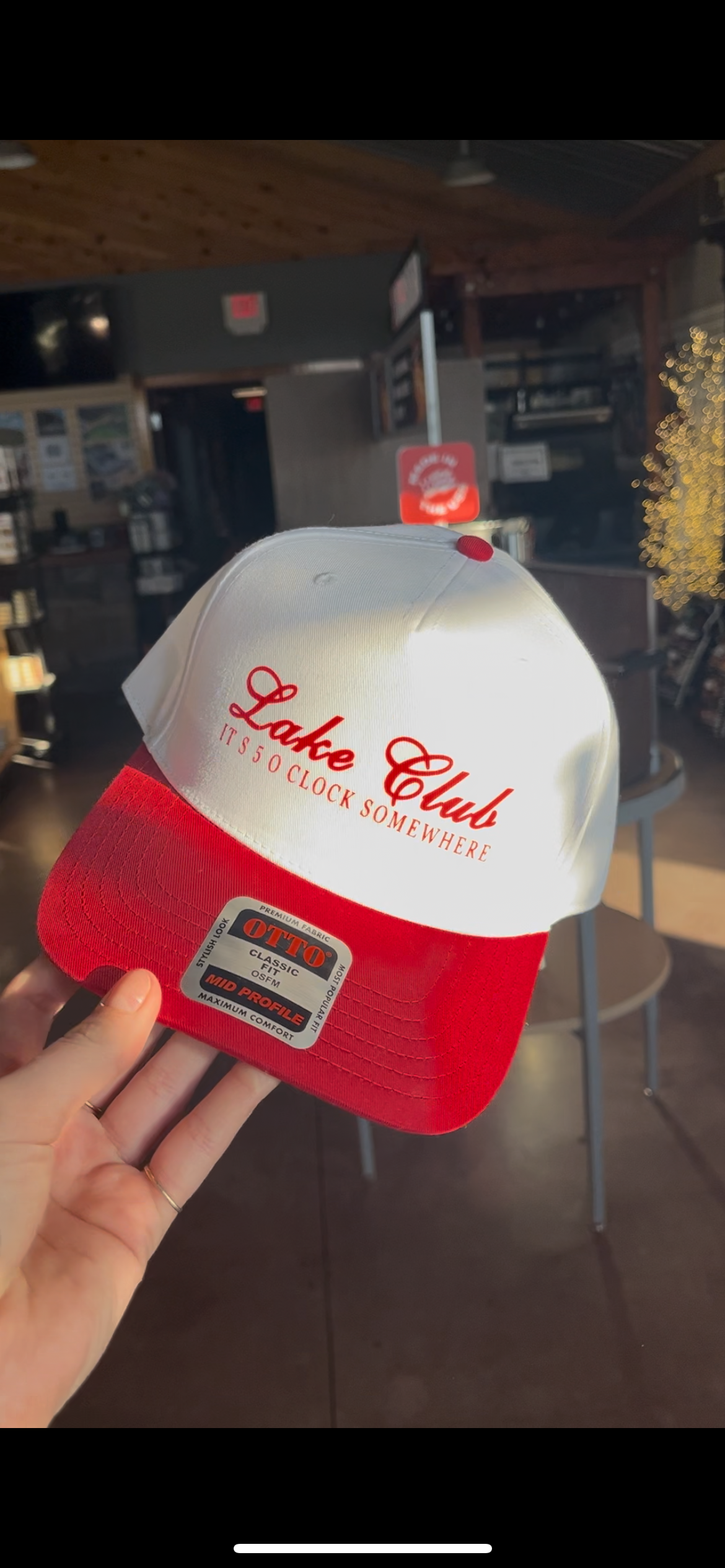 "Lake Club/Its 5 O'Clock Somewhere" Trucker Hat