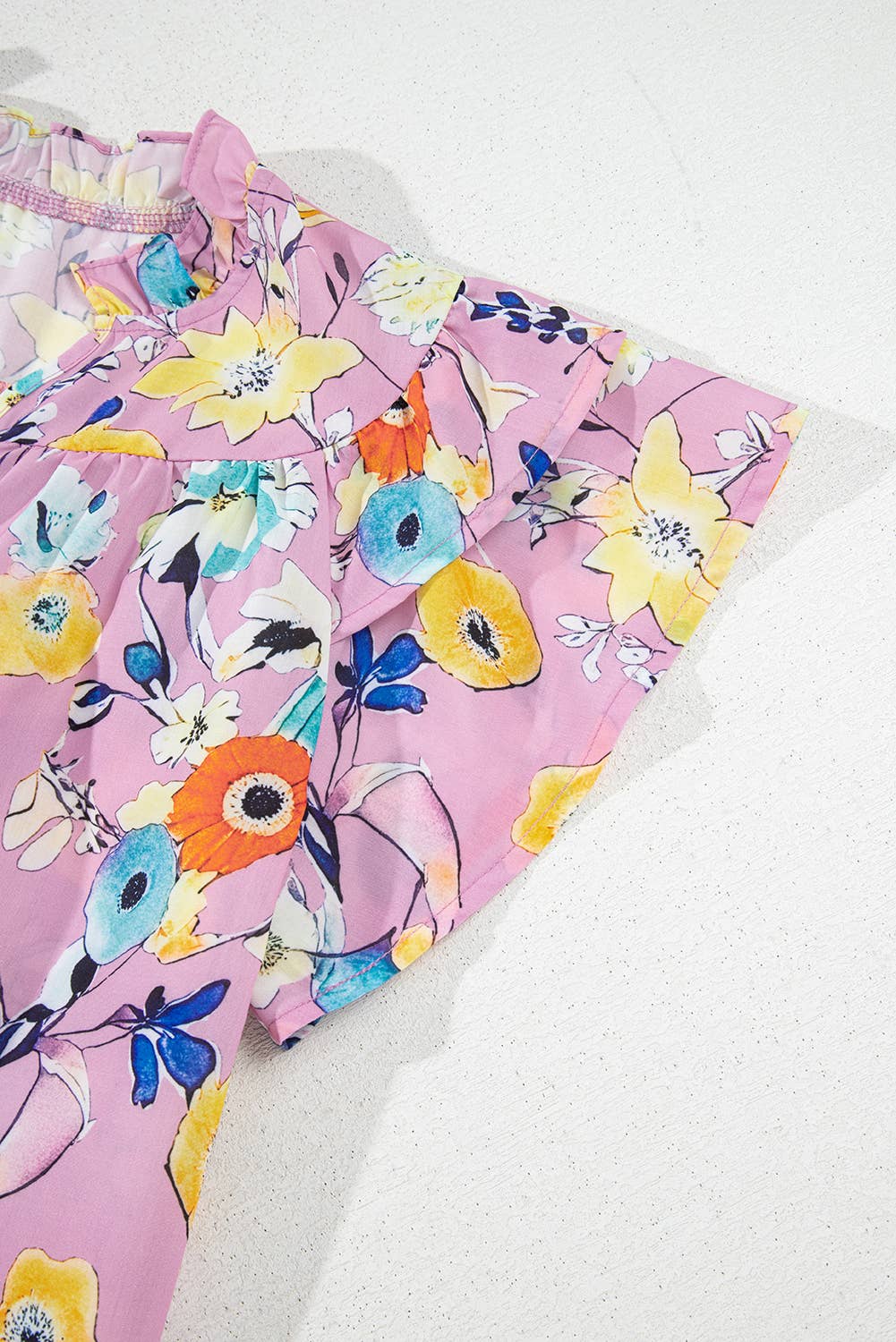 Floral Flutter Top