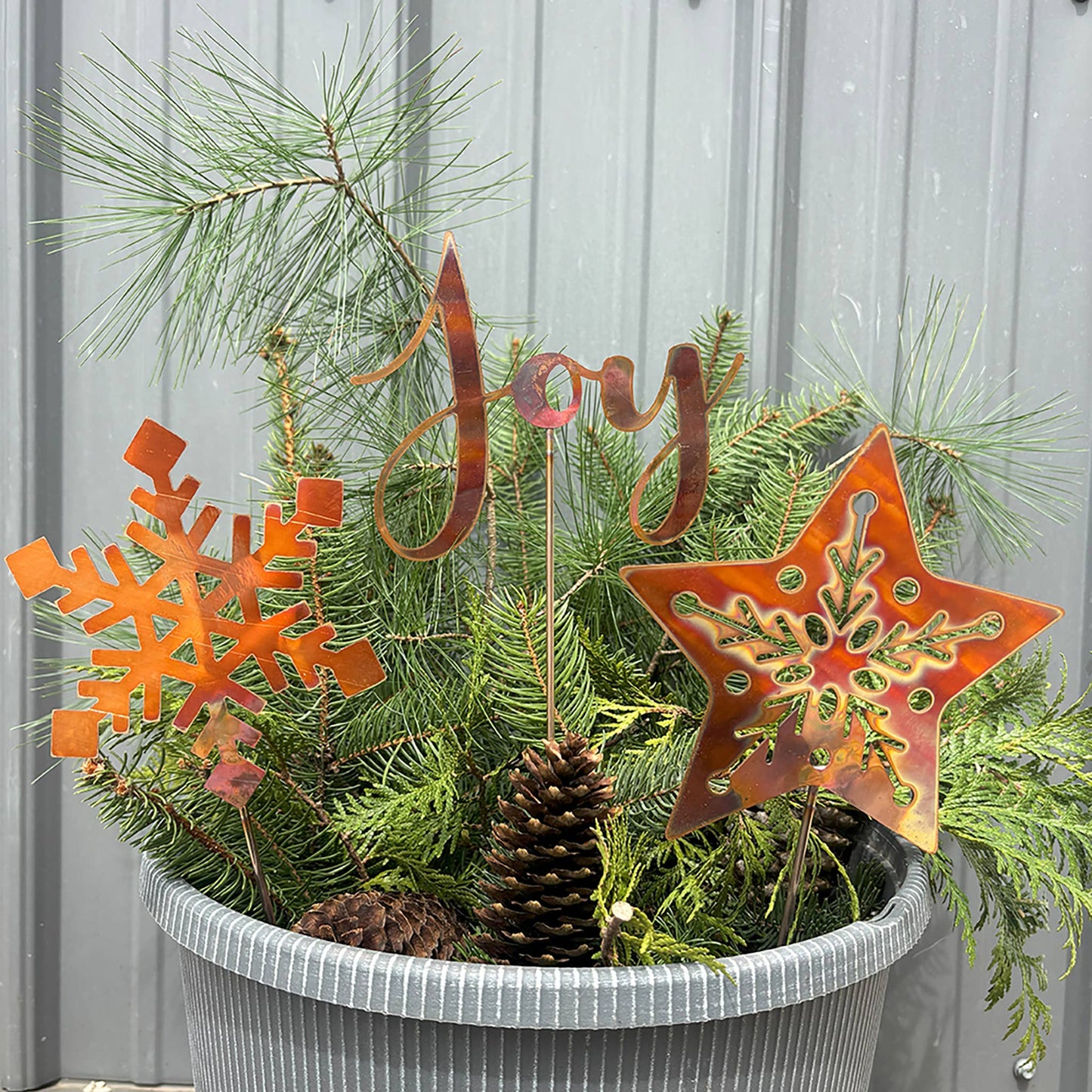 Star Porch Pot Stake