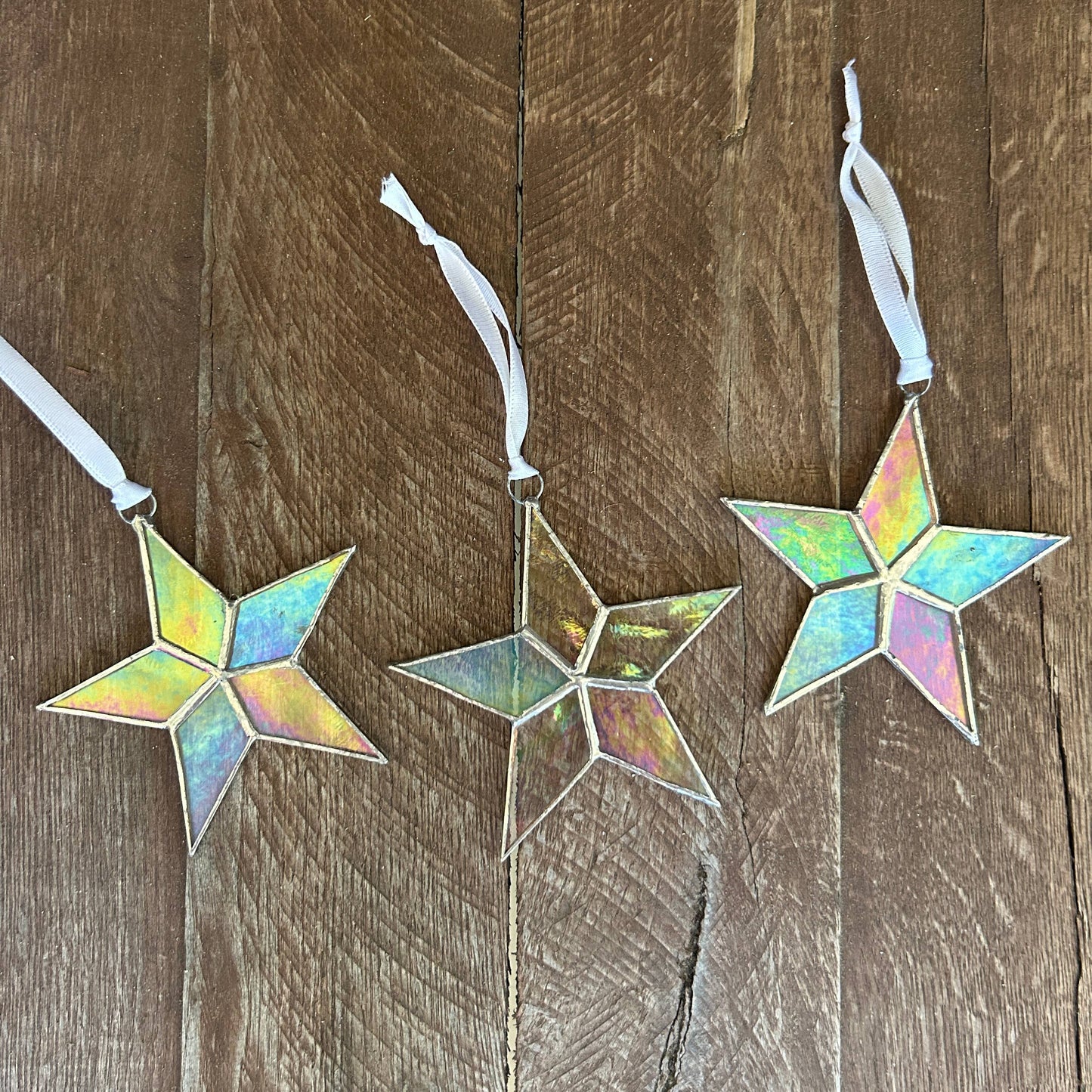 Peace & Hope Stained Glass Ornament