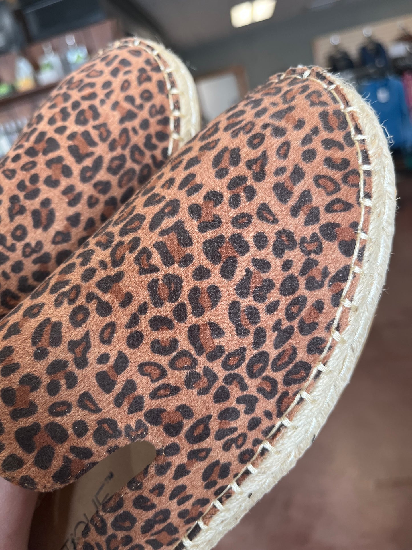 Leopard Slip Ons