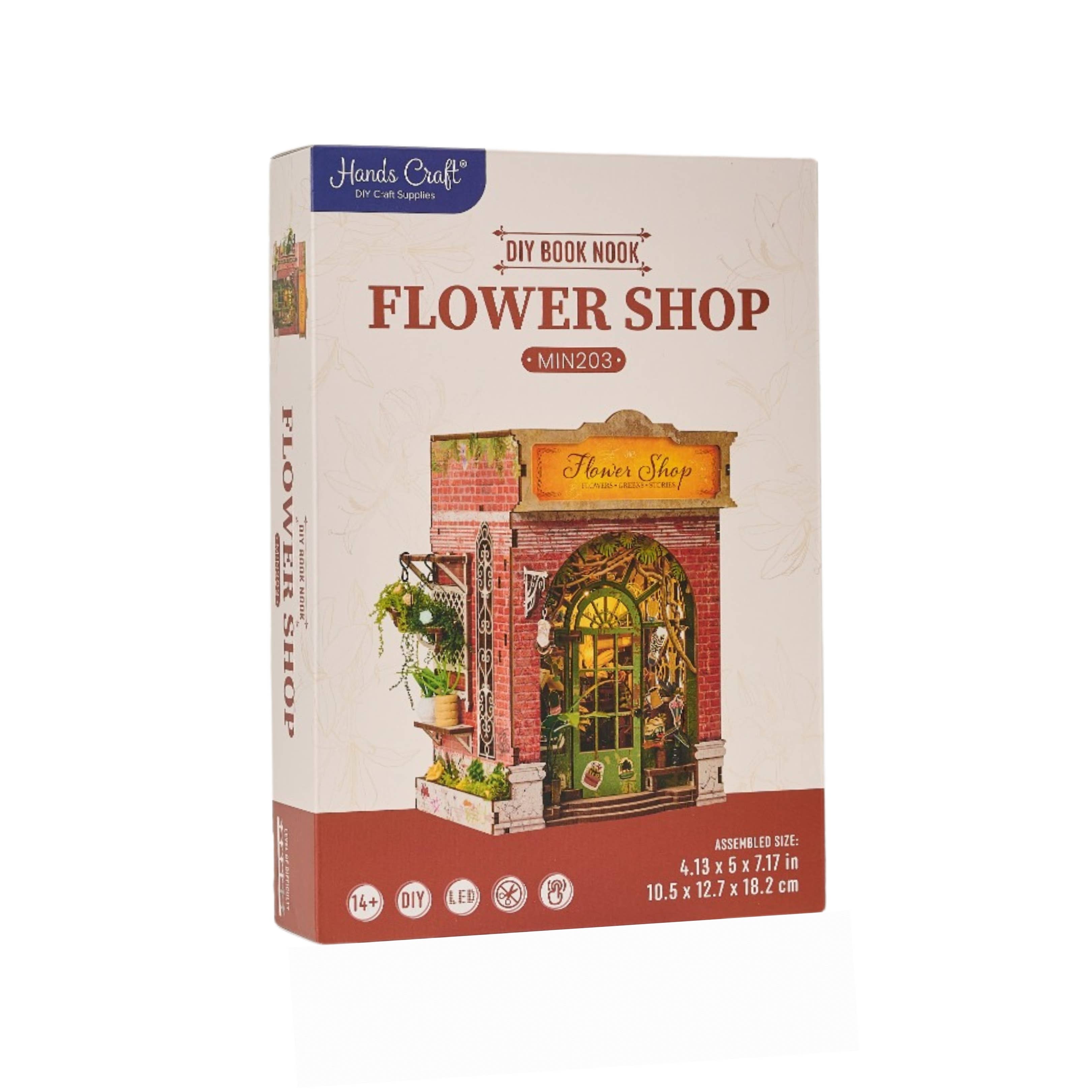 DIY Book Nook Kit: Flower Shop