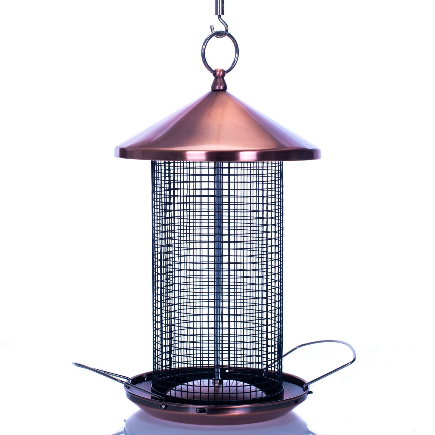 Copper Mesh Metal Bird Feeder