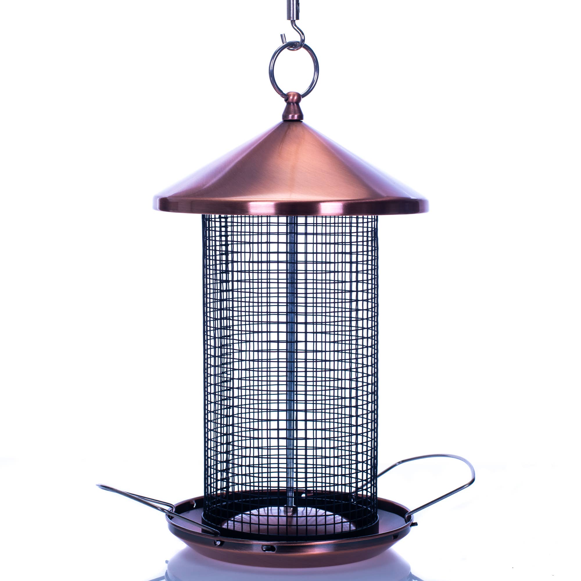 Copper Mesh Metal Bird Feeder