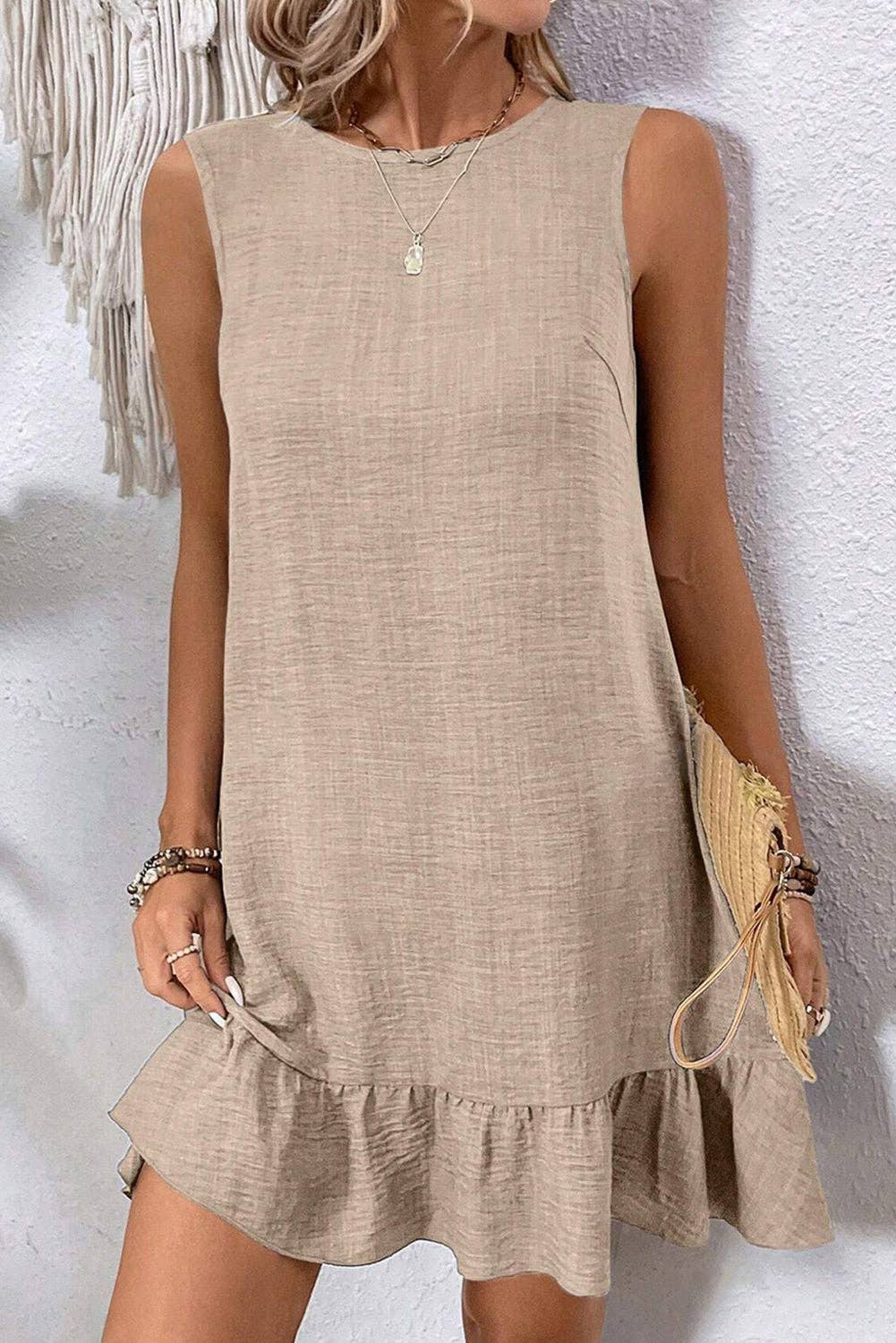 Bow Back Mini Dress