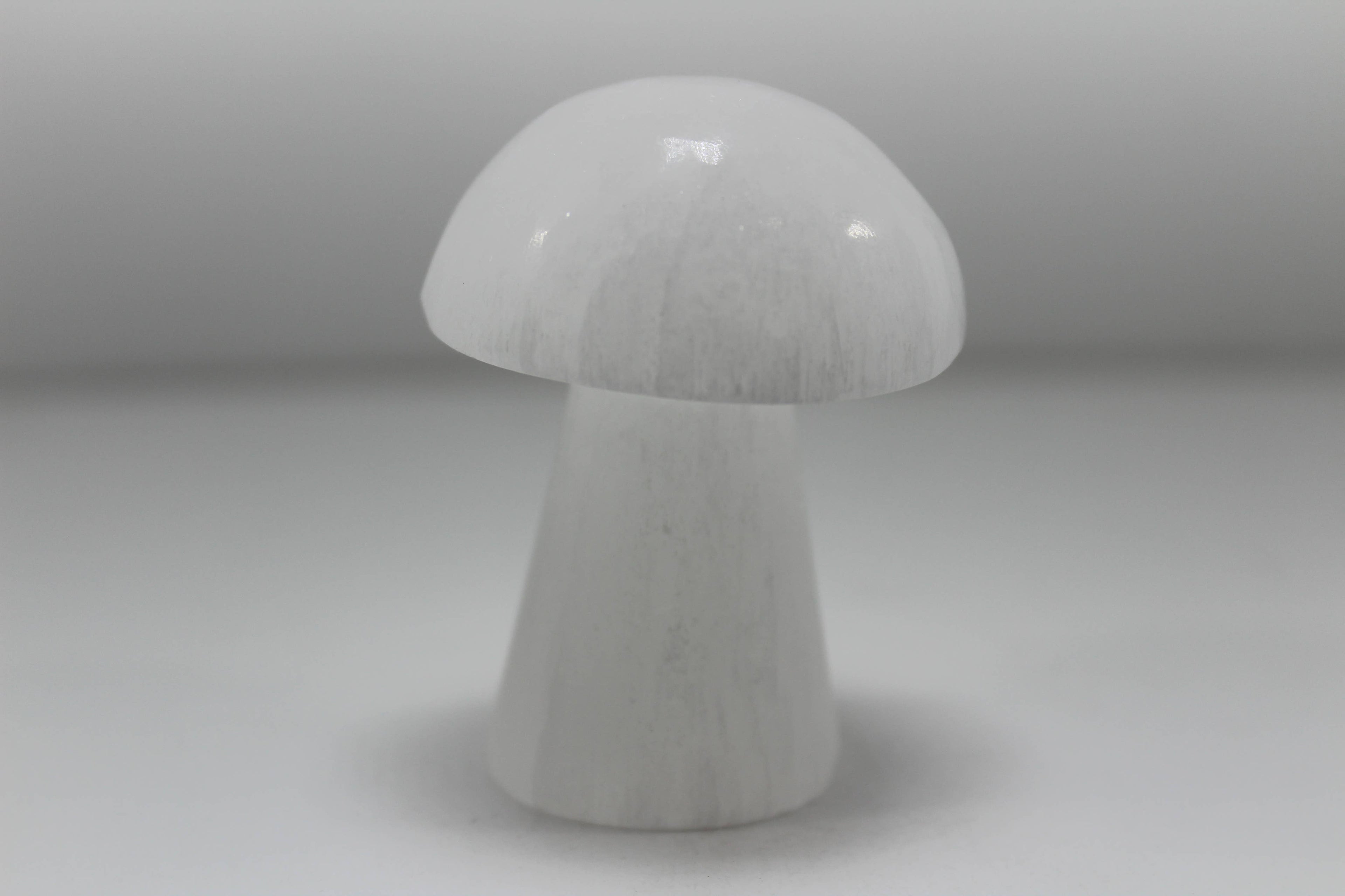 Selenite Mushroom White