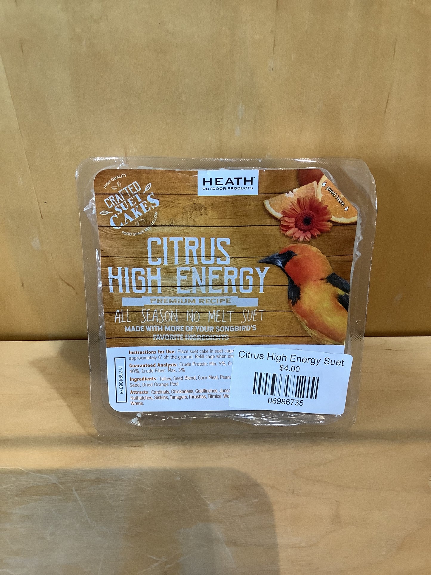 Citrus High Energy Suet