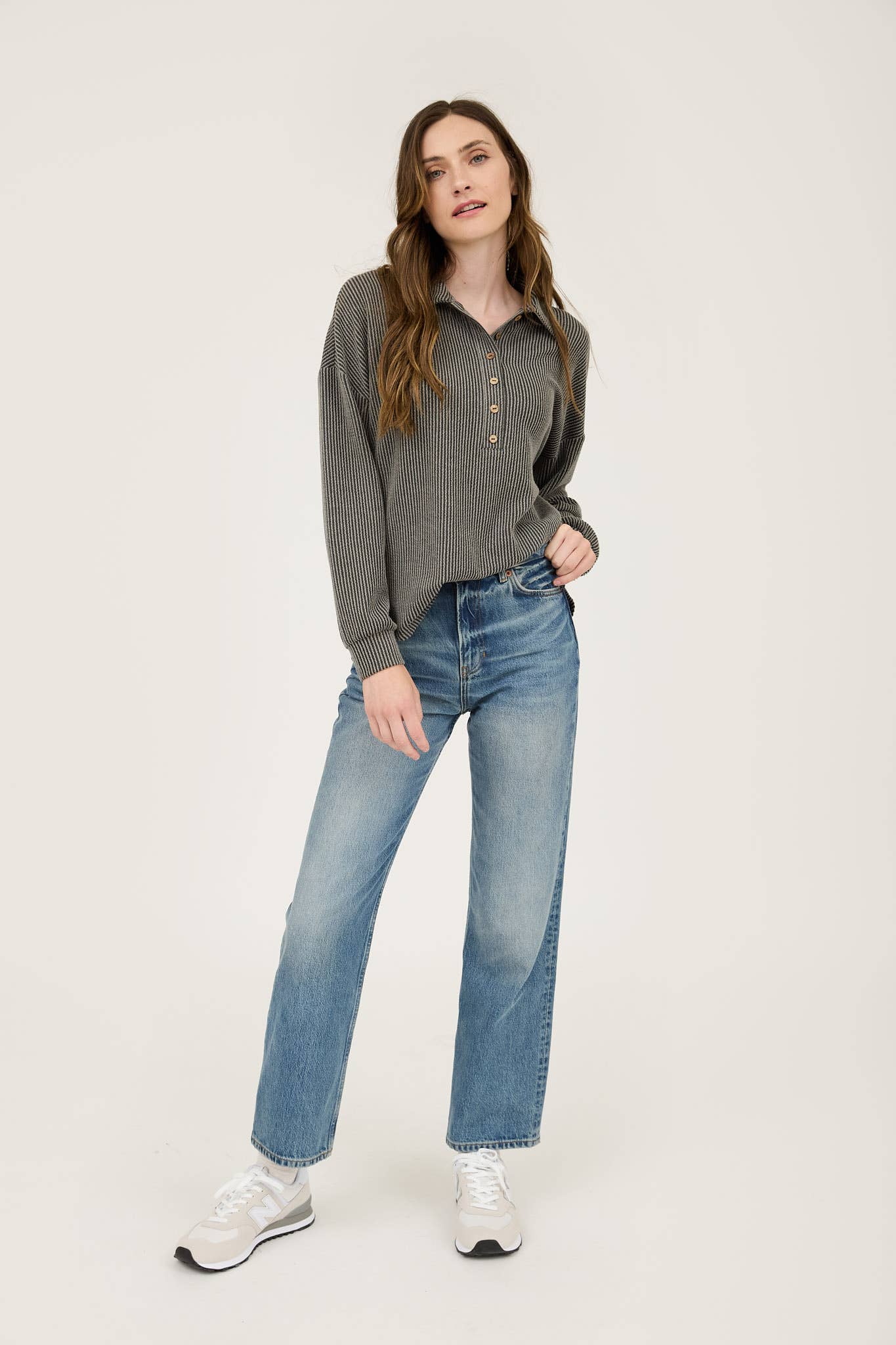 Pinstripe Long Sleeve