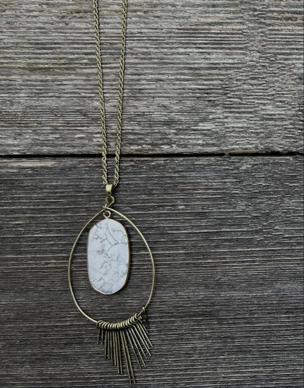 Valerie Howlite Necklace