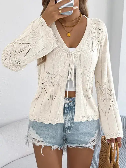 Meadow Lace Crochet Cardigan