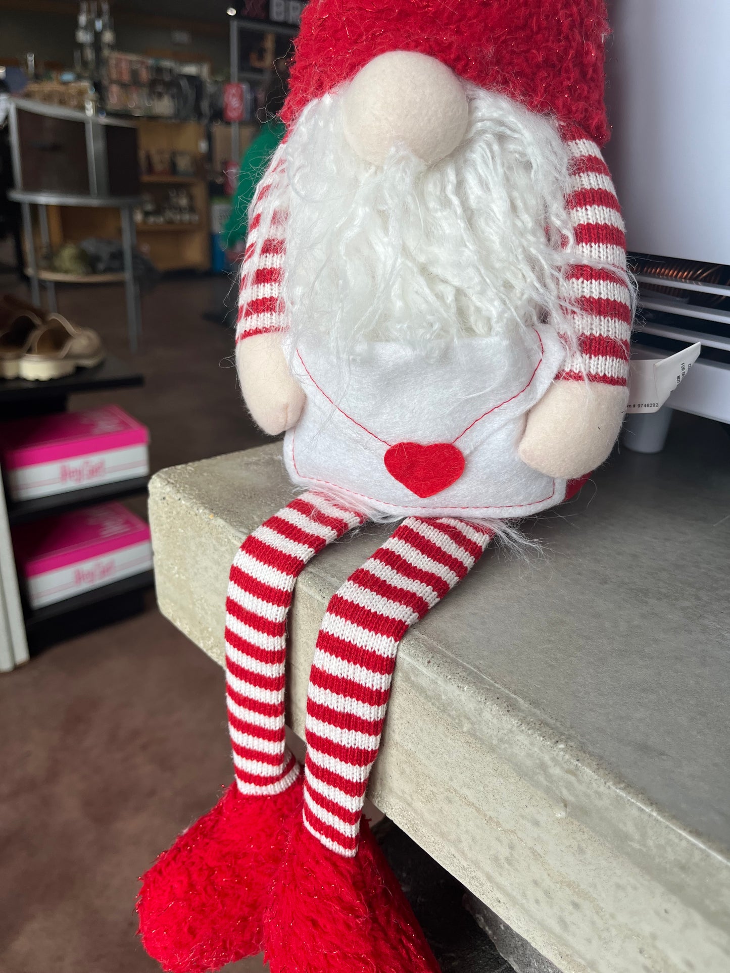 Valentines Stuffed Gnome