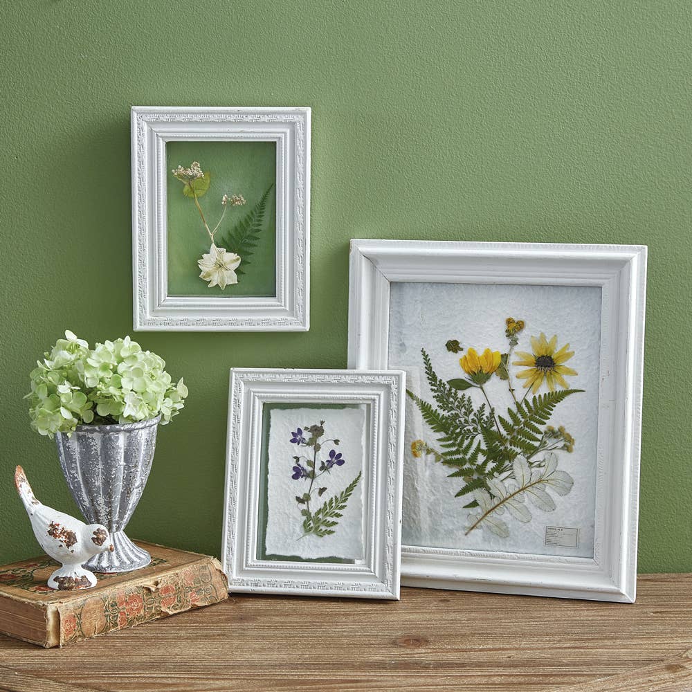Pressed Violets Wall Decor