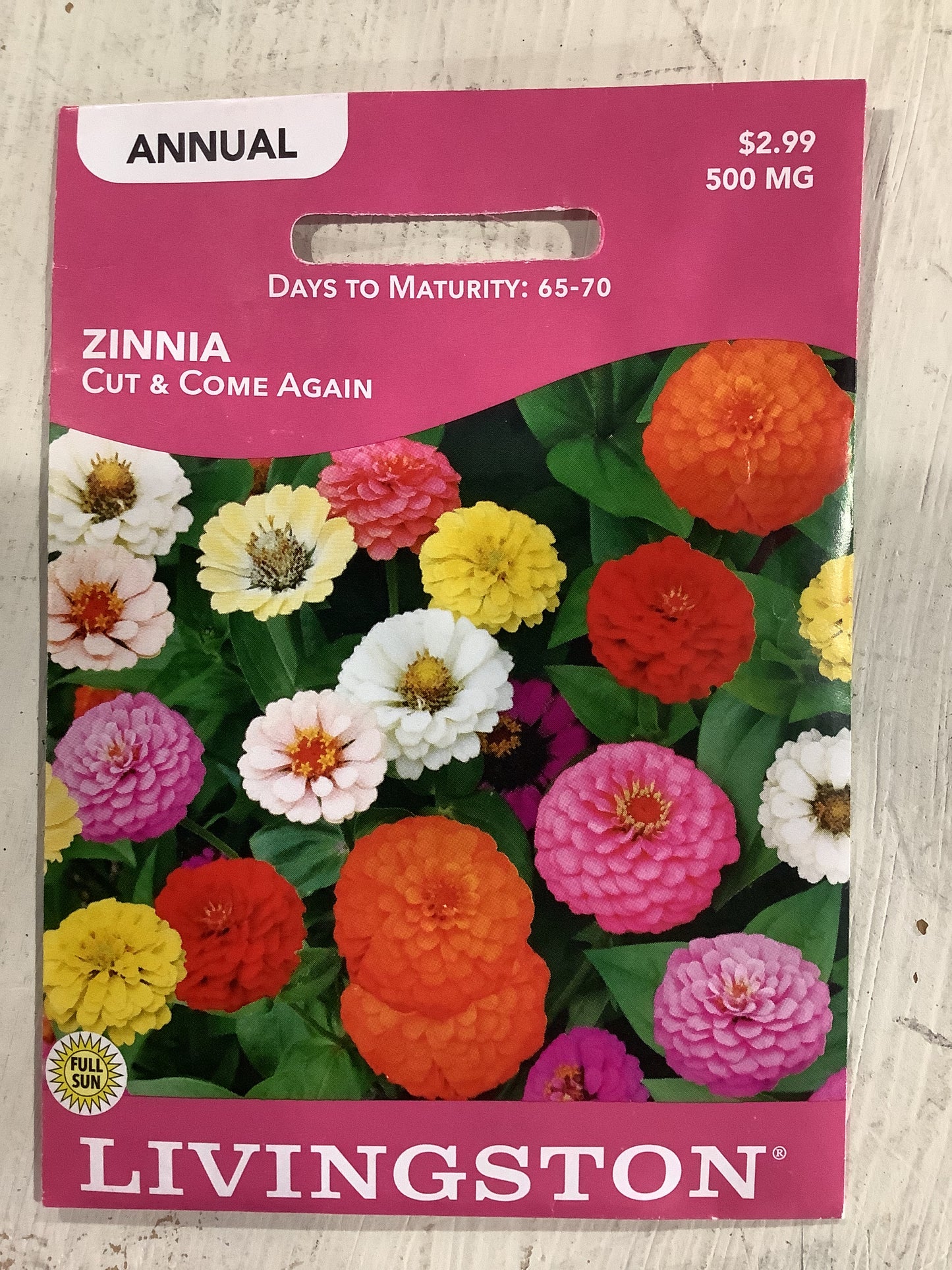 Zinnia-Cut and Come Again