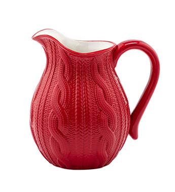 Red Cable Pitcher