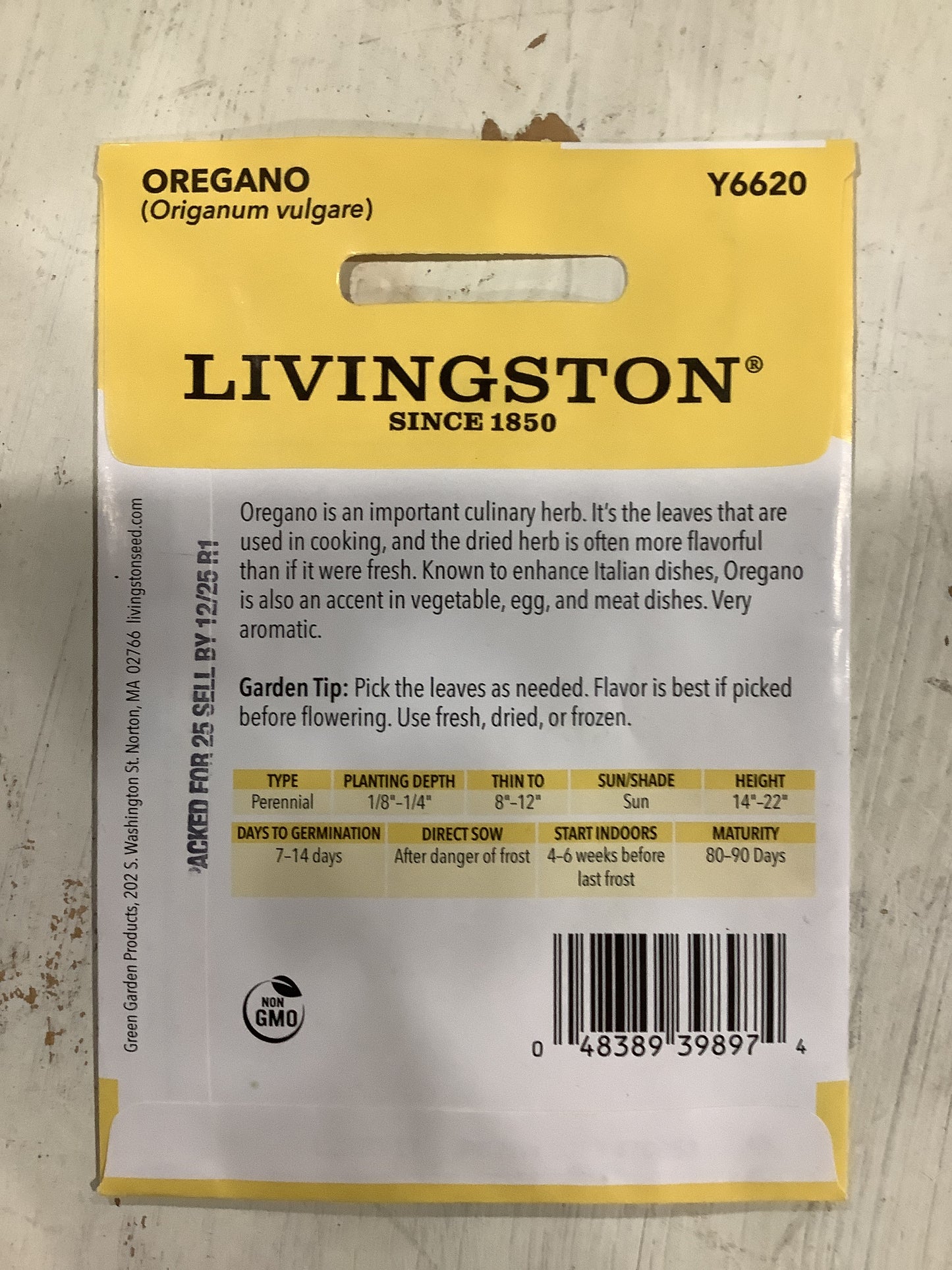 Oregano Seeds