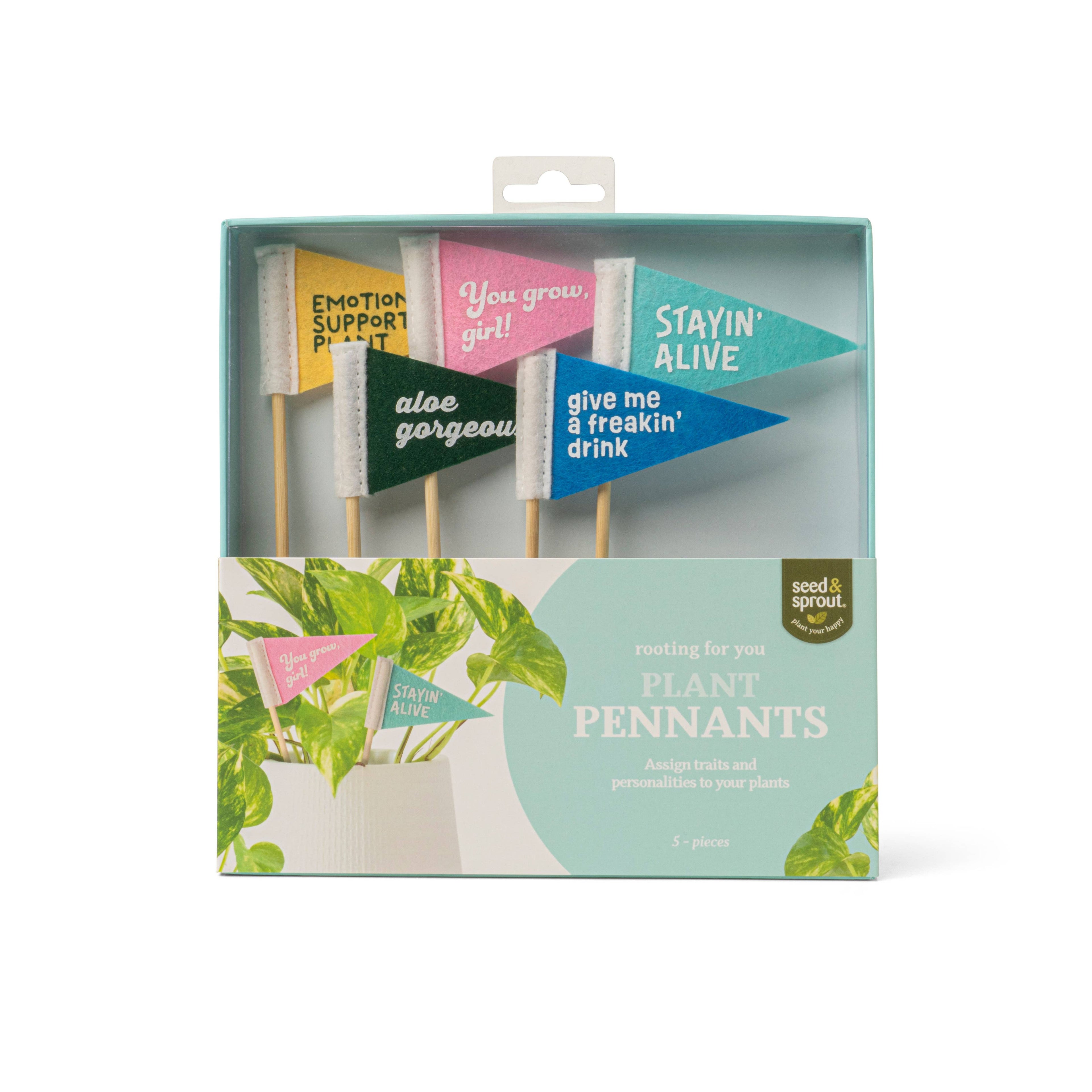 Rooting For You Plant Pennants