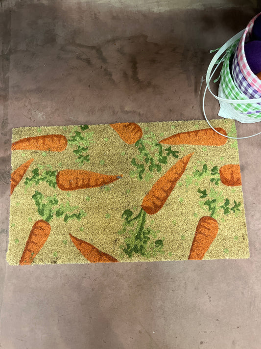 Carrot Welcome Rug