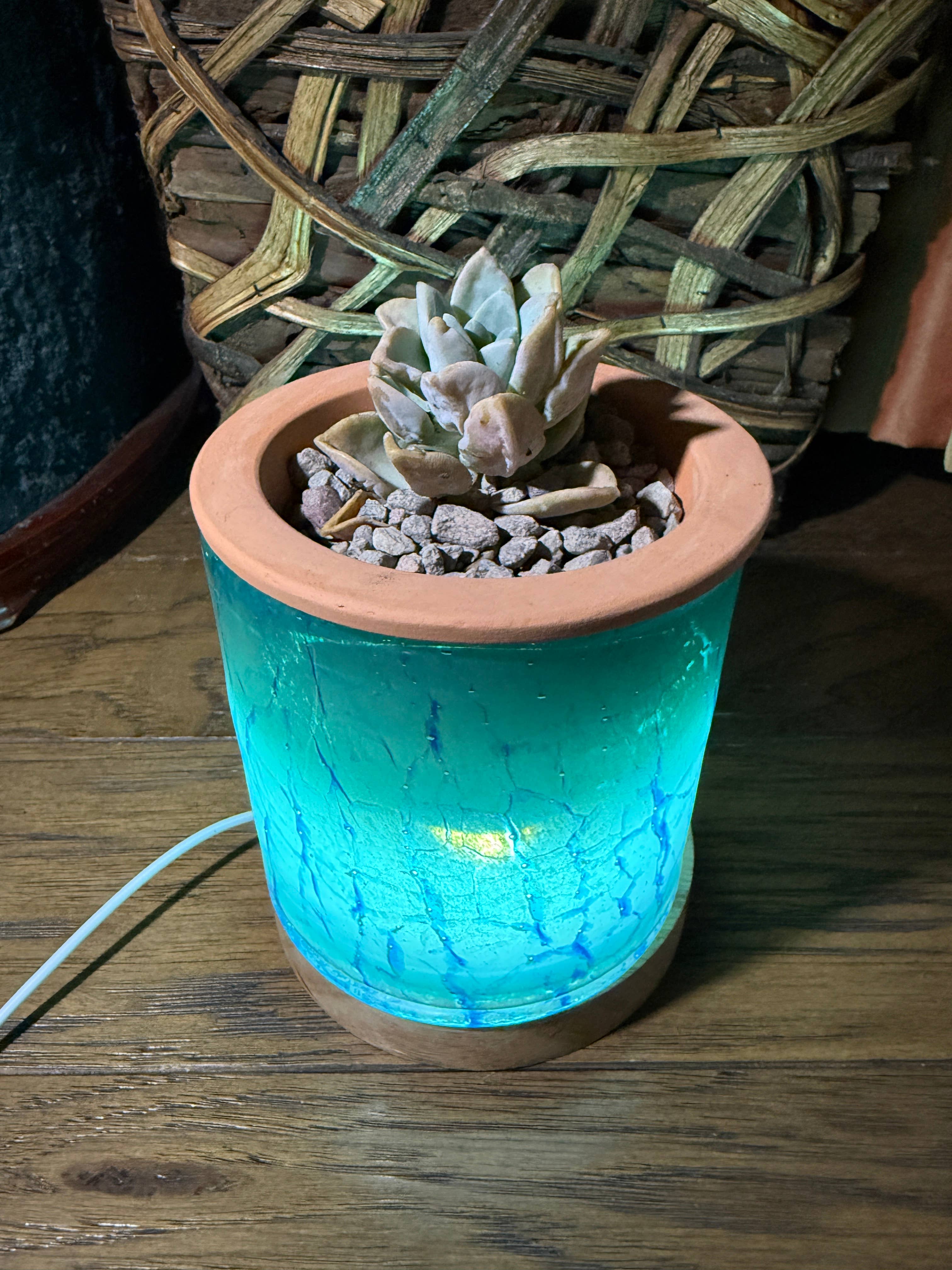 Self-Watering LED Planter