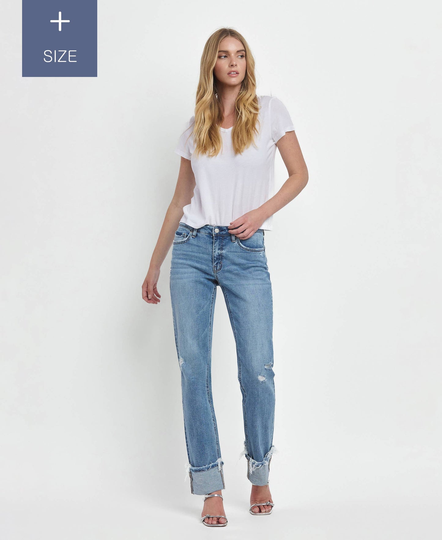 Cindy Tummy Control Straight Jeans (Curvy)