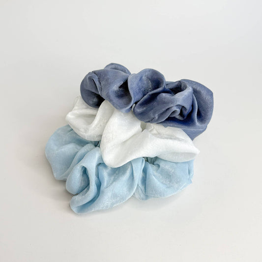 S/3 Coast Satin Scrunchies