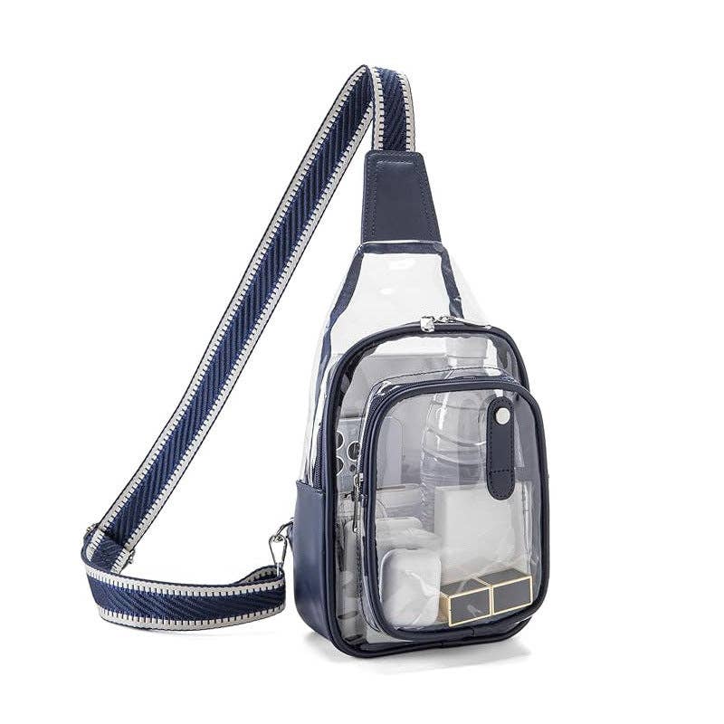 Simple Clear Concerts Sports Adjustable Crossbody Bag MK2PLC6W10BBG380