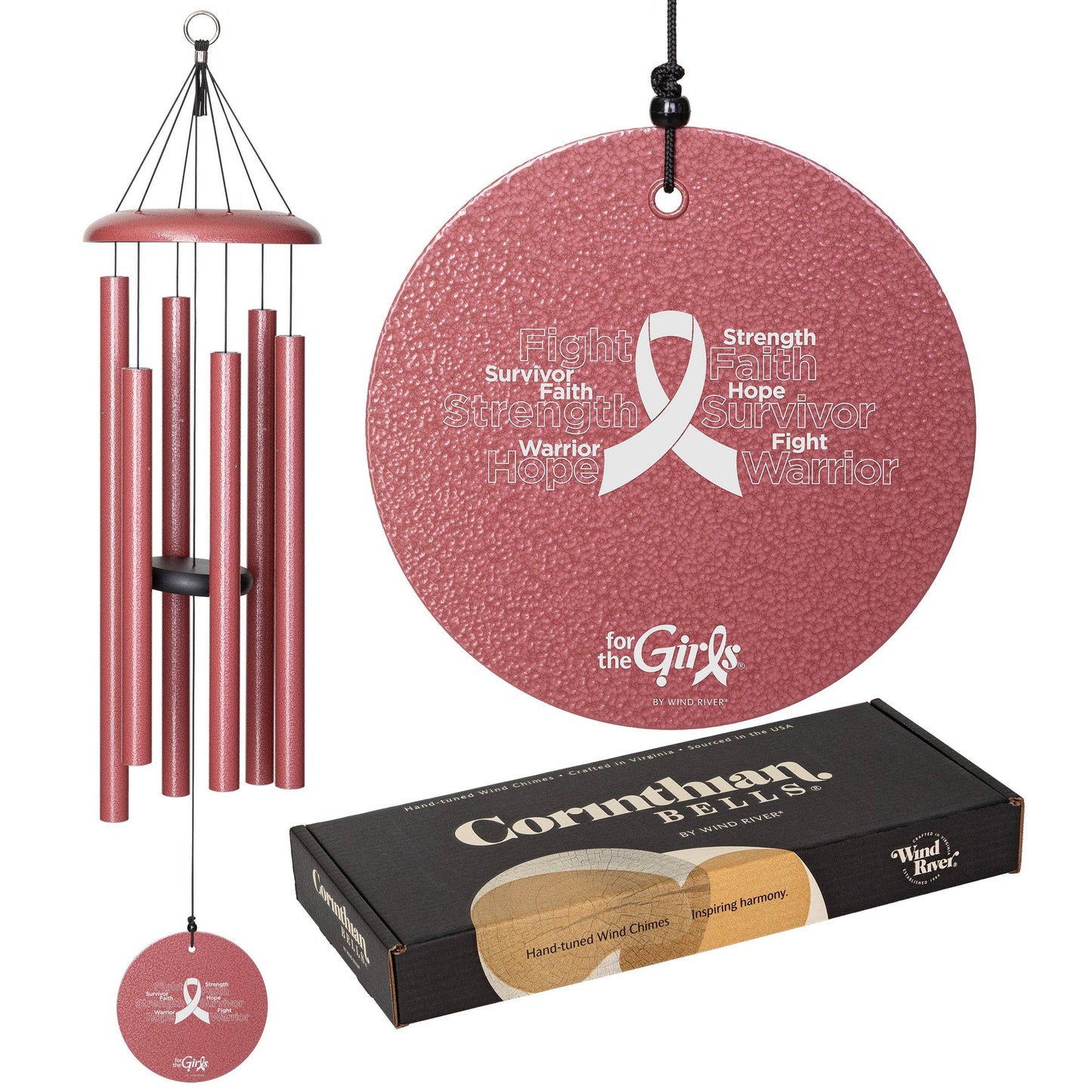 For the Girls Word Cloud Wind Chime, 36-inch