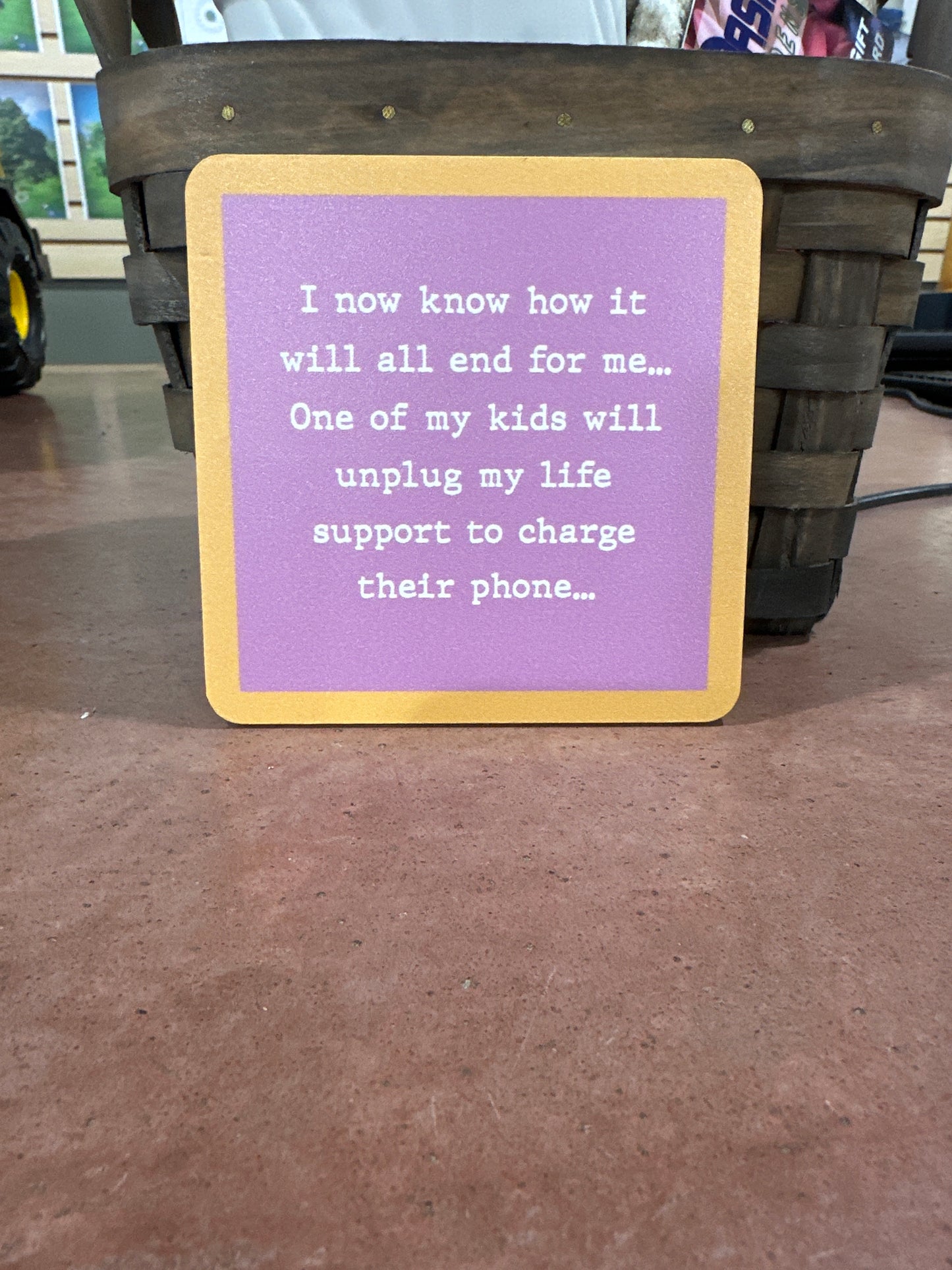 'Drinks On Me' Coasters