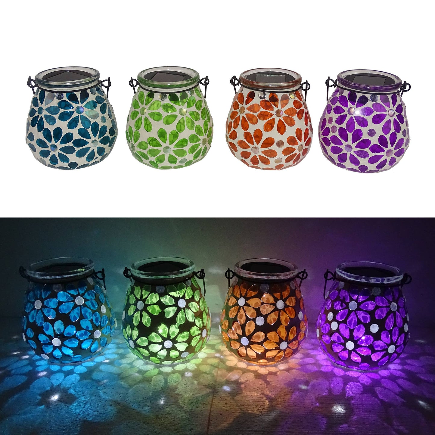 Alpine Mosaic Lantern