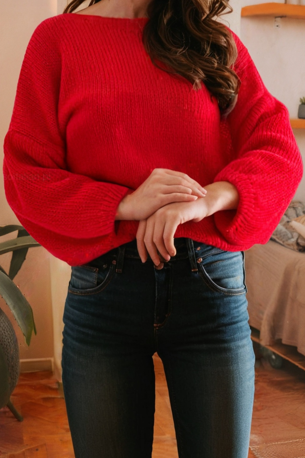 Bow Bubble Sweater