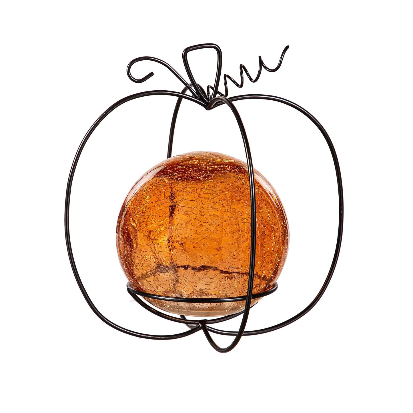 Pumpkin Gazing Ball