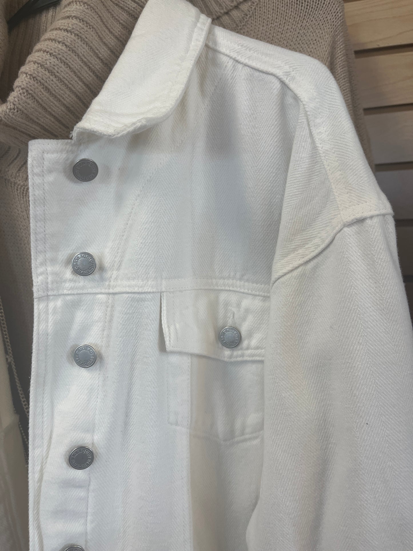 White Jean Jacket