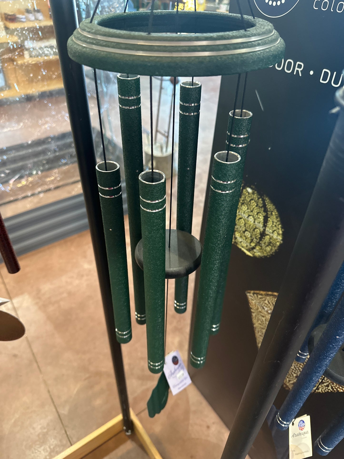 Arabesque Wind Chime Green