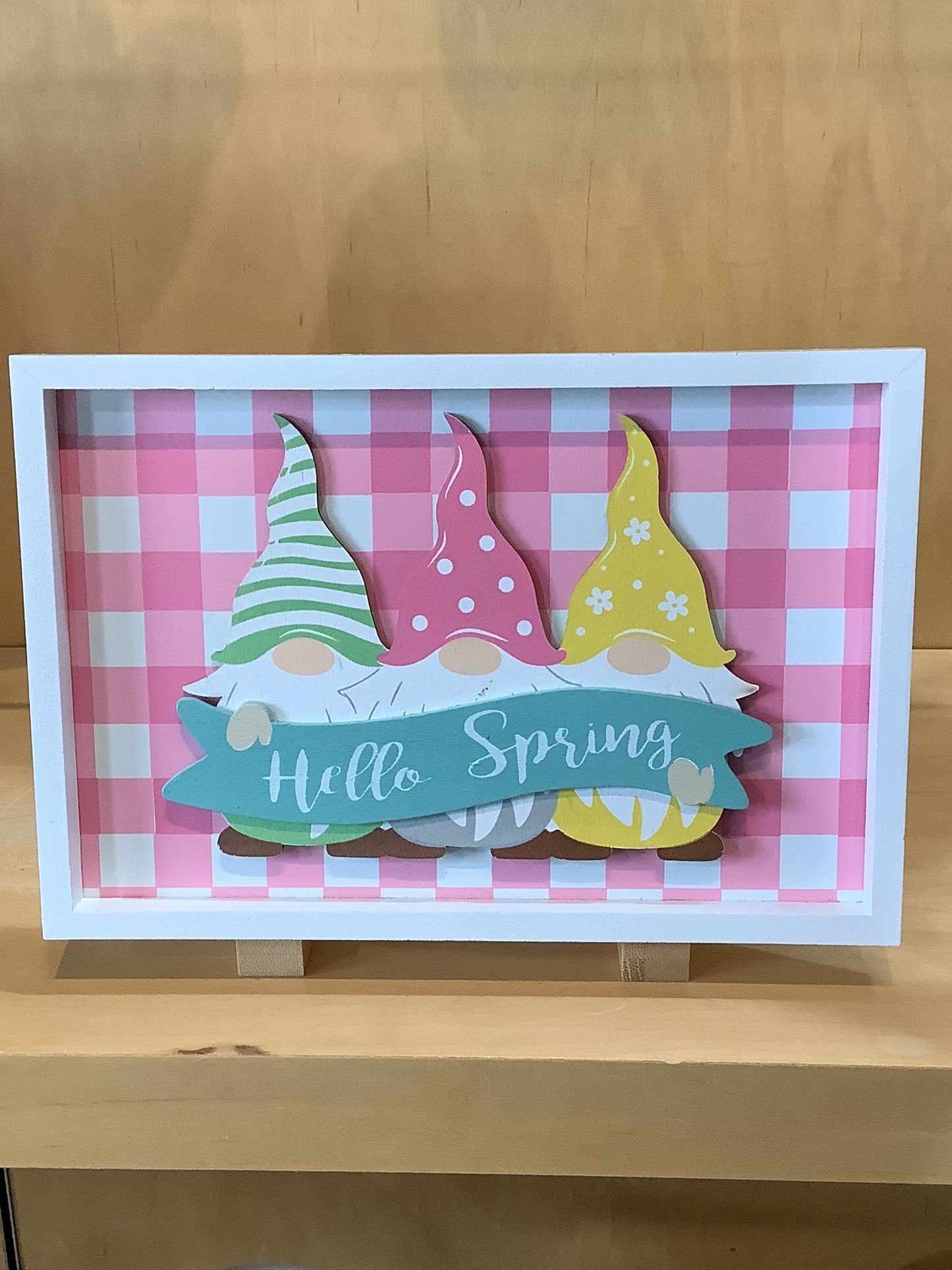 Spring Gnome Sign