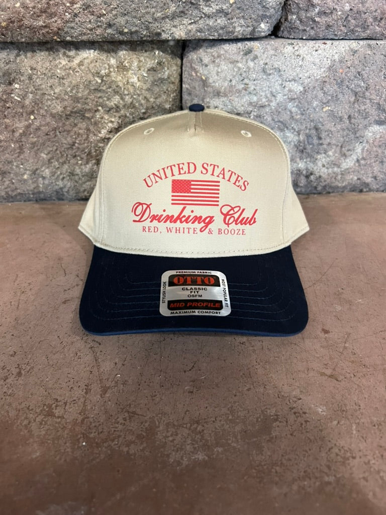 "United States Drinking Club" Trucker Hat