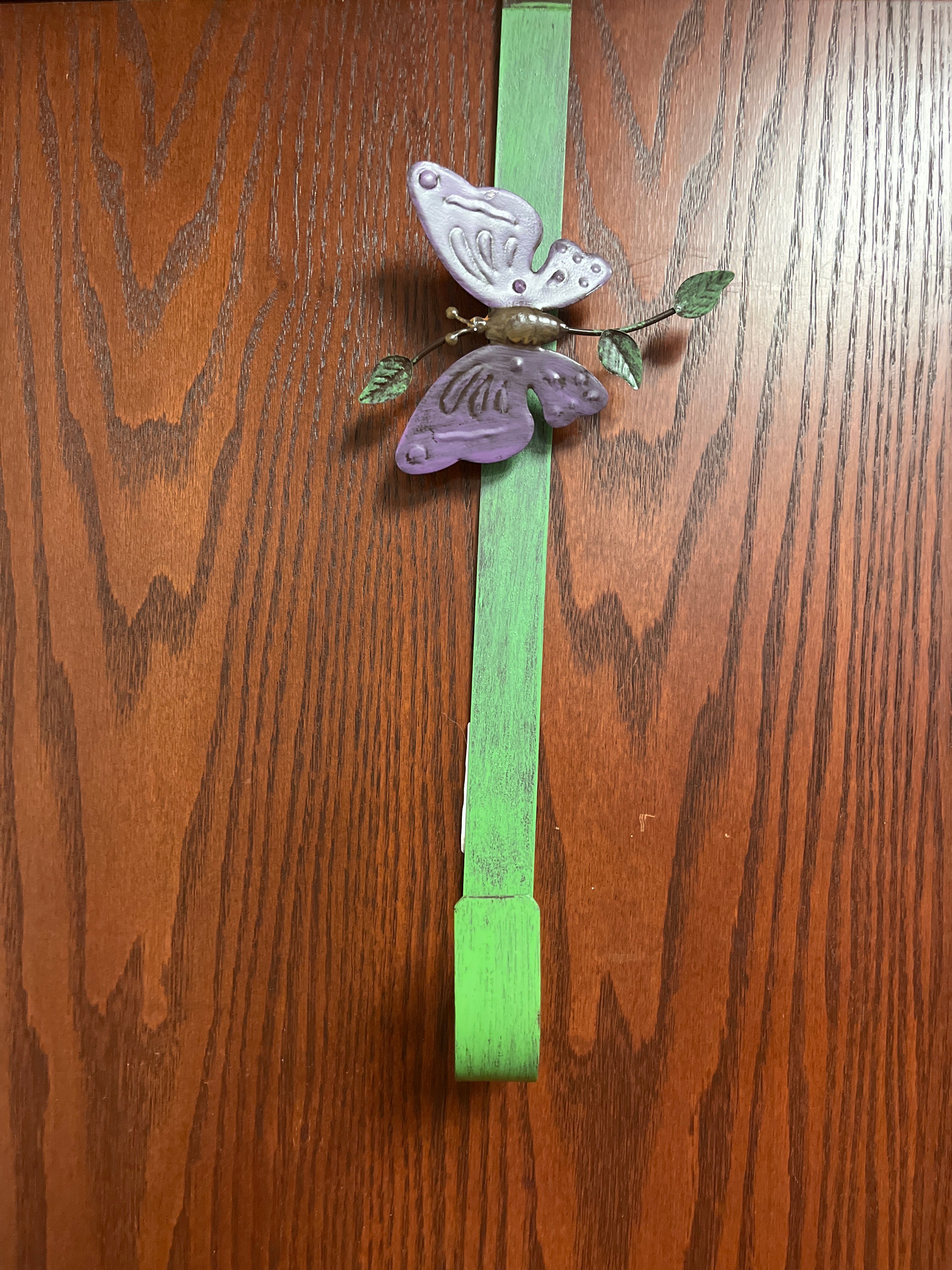Metal Butterfly Wreath Hanger