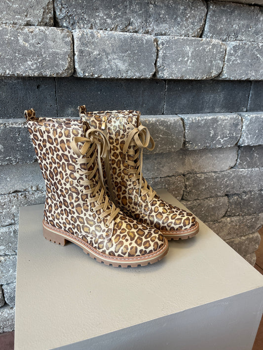 Gold Leopard Fomo Boots