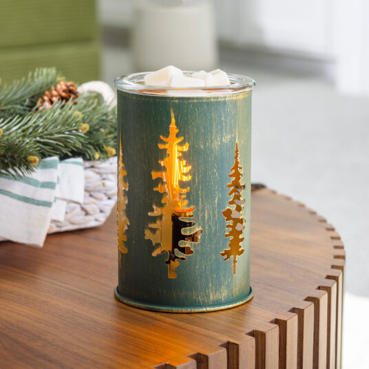 Golden Pines Candle Warmer