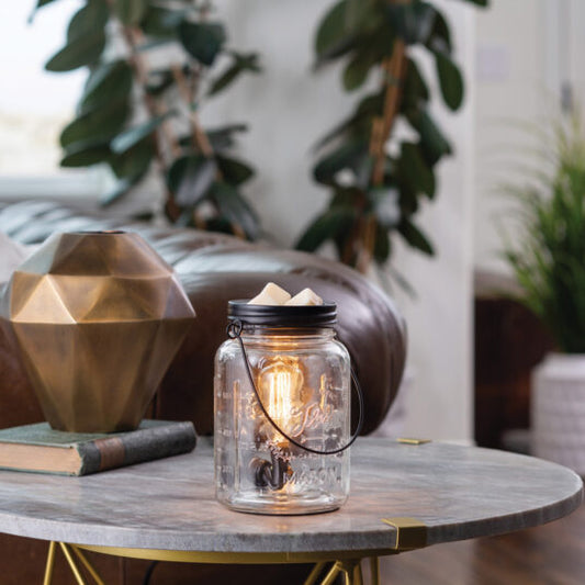 Glass Mason Jar Candle Warmer