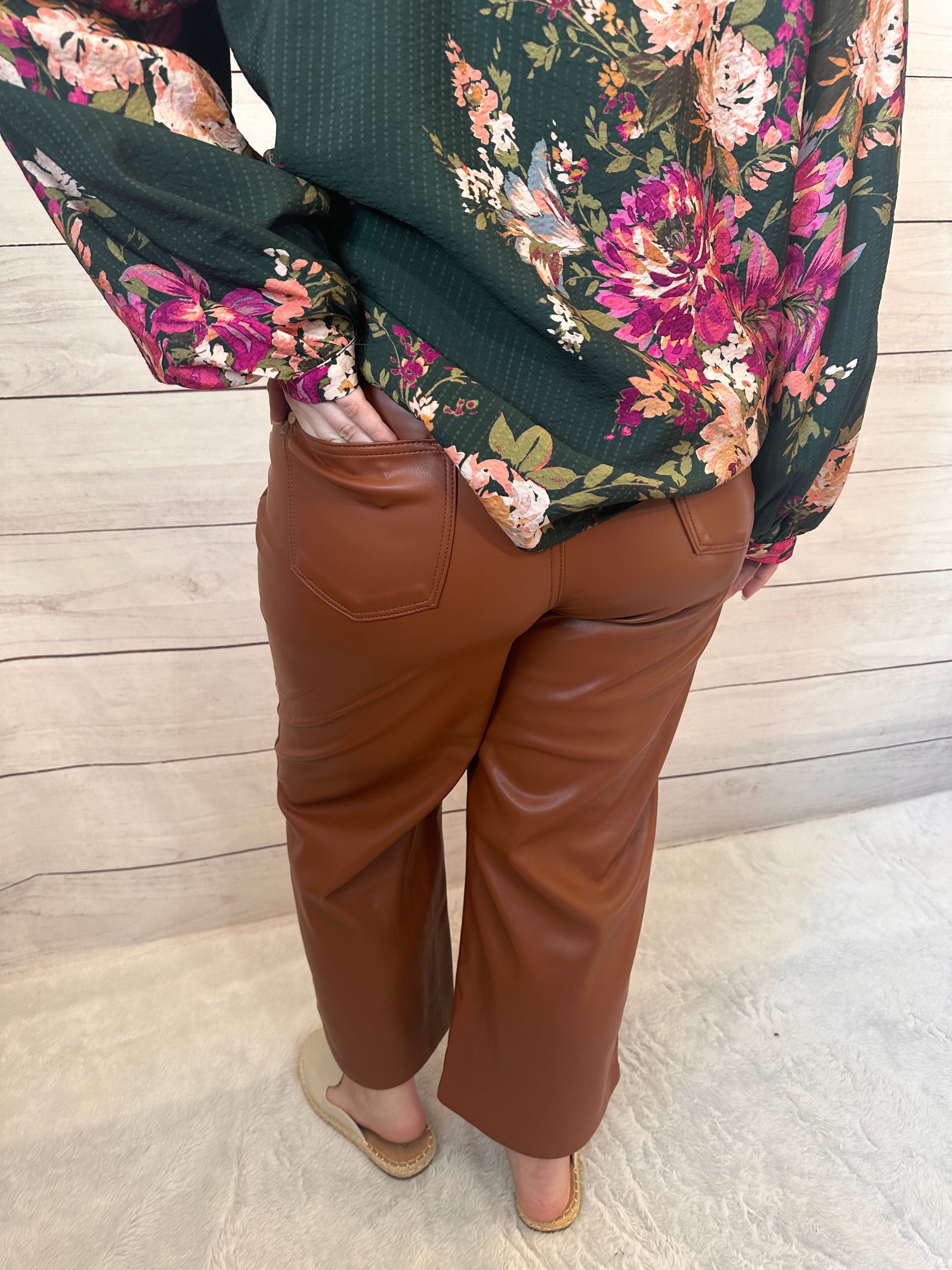 Icon Leather Jeans