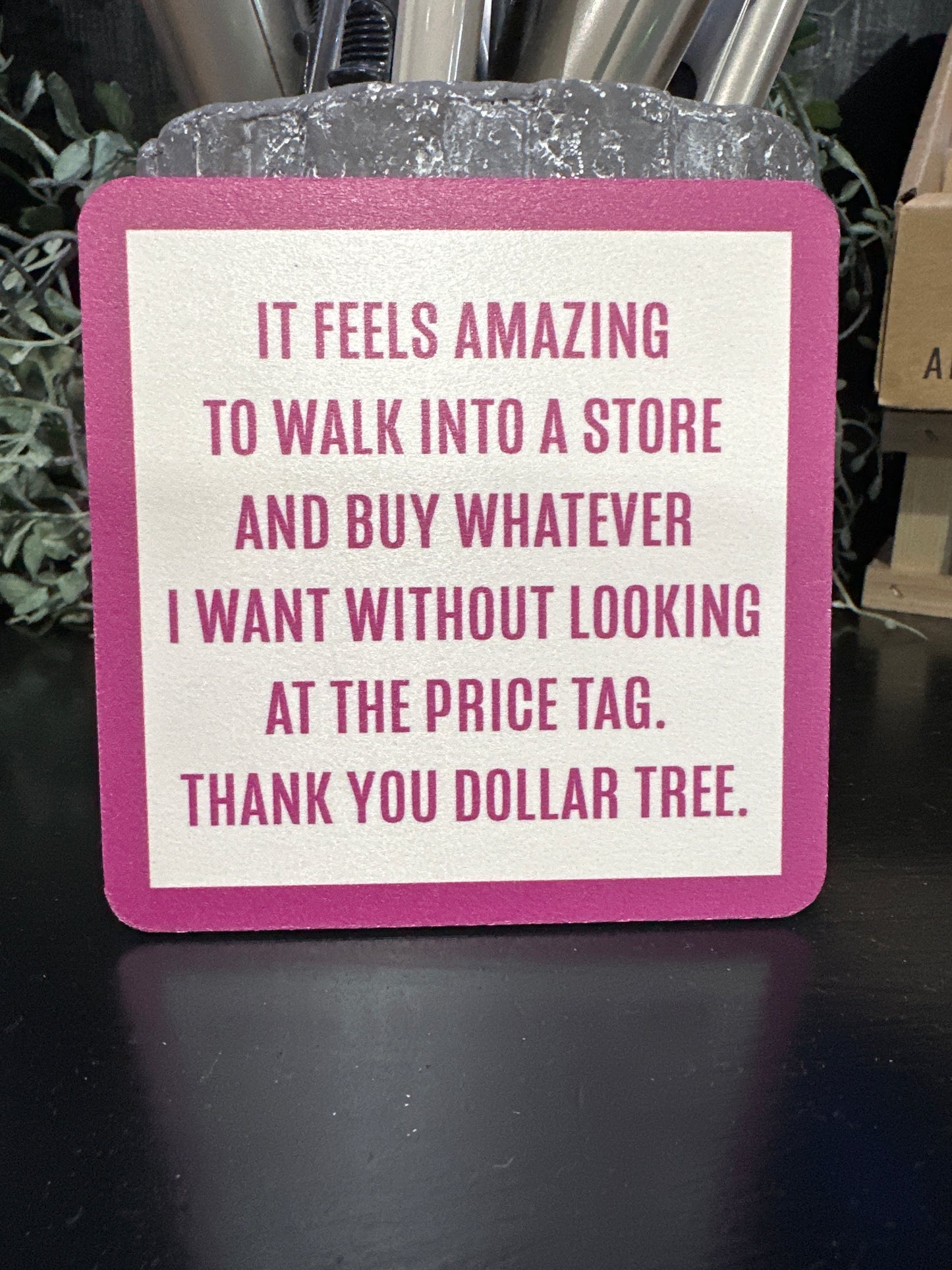 'Drinks On Me' Coasters