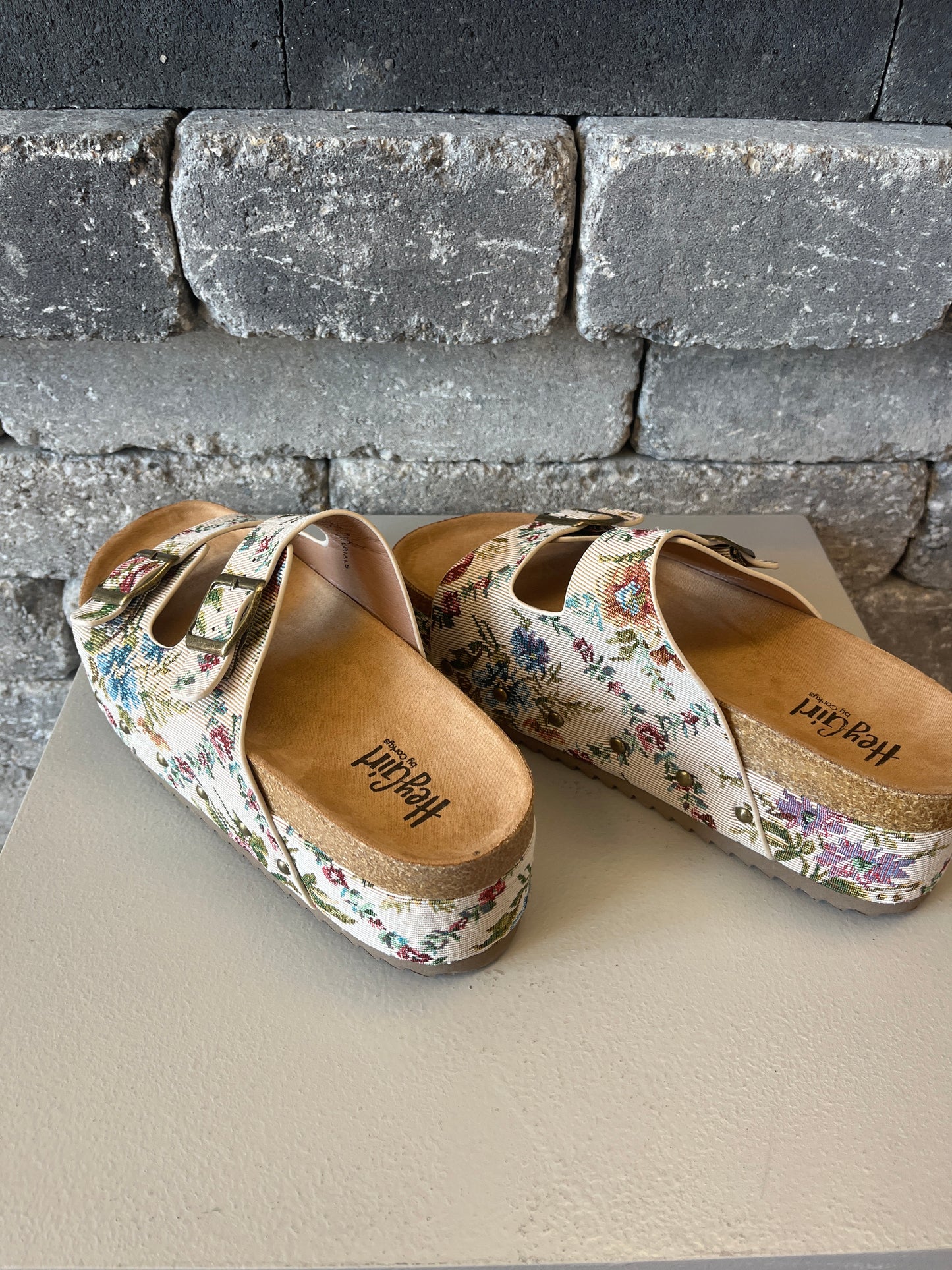Floral Sandal Platforms