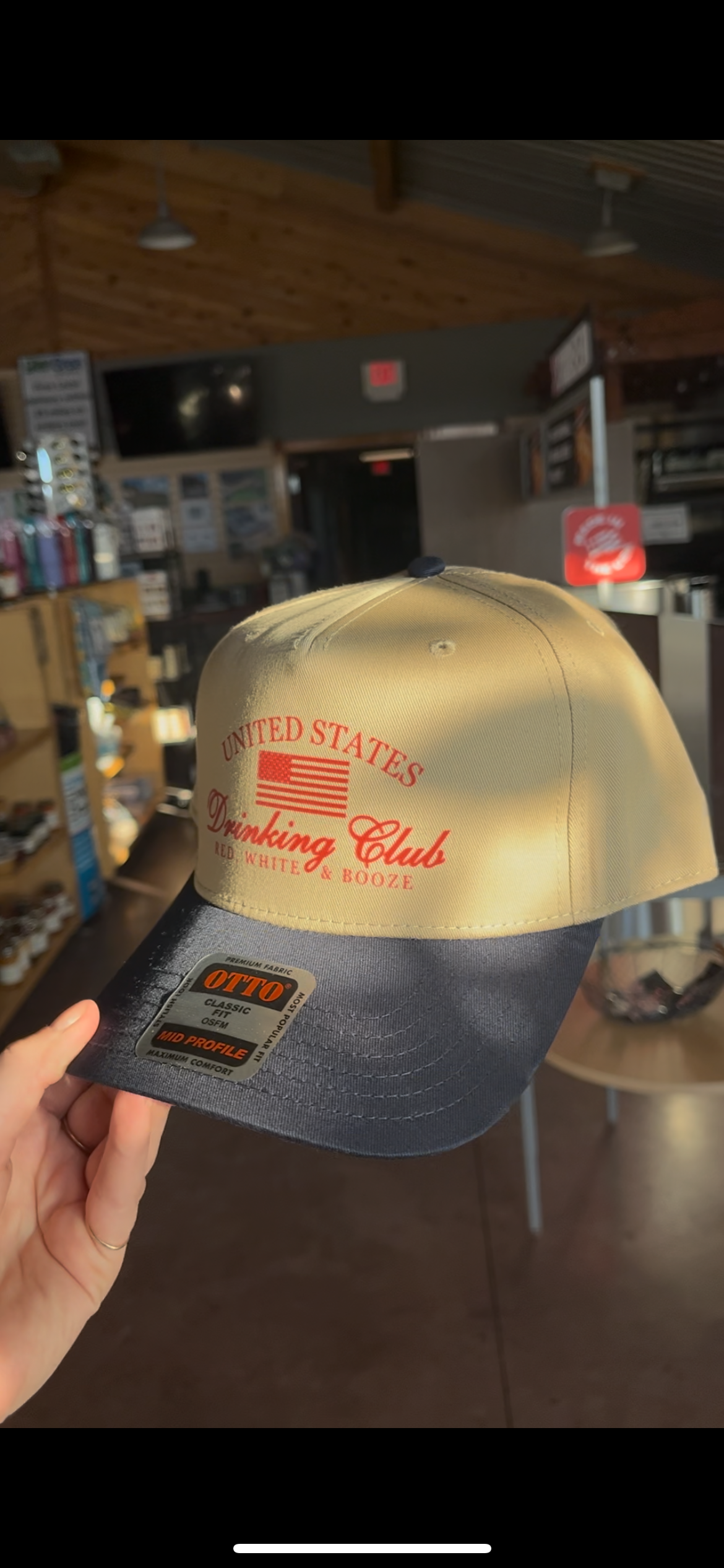 "United States Drinking Club" Trucker Hat