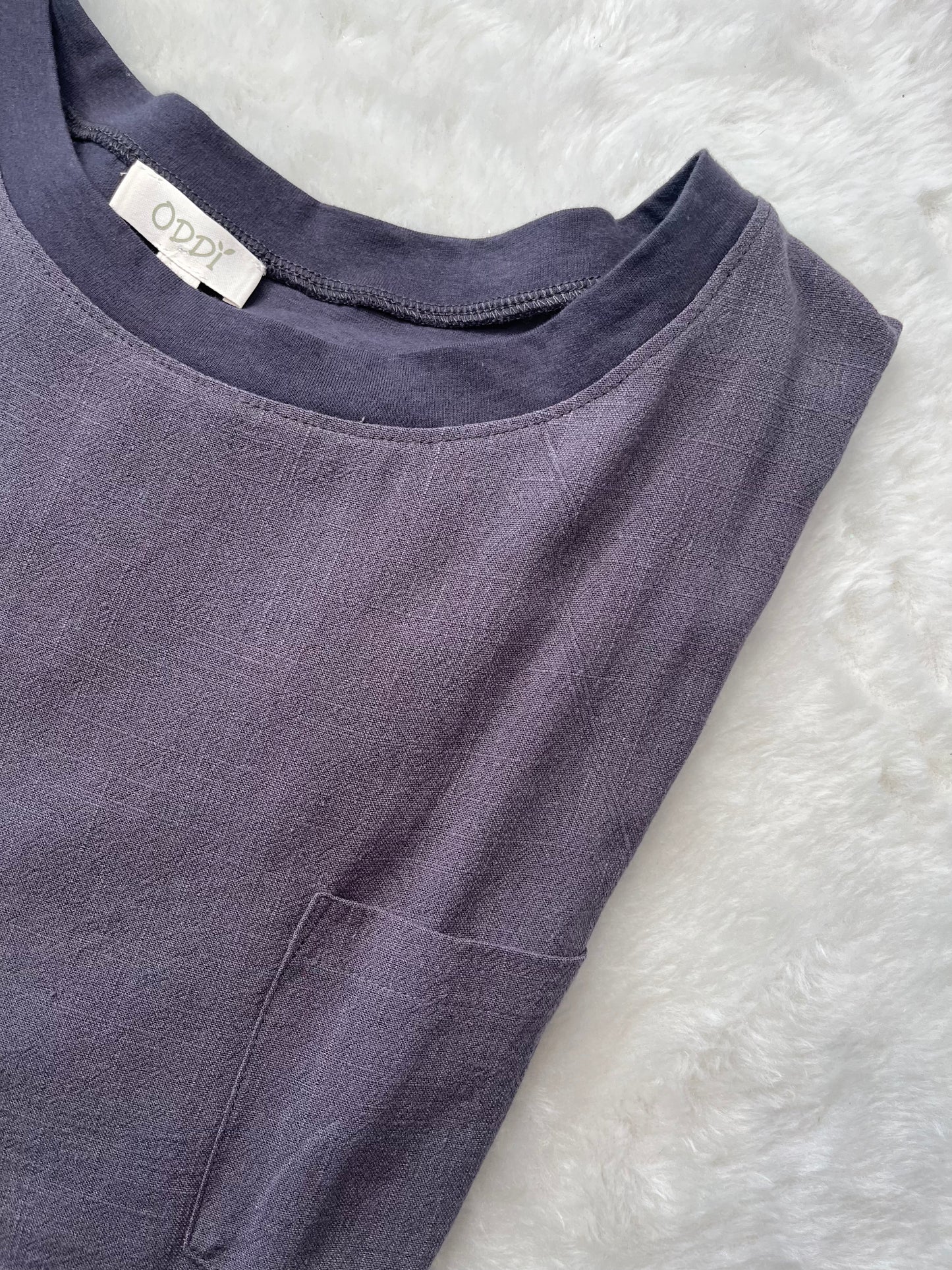 Washed Two-Toned T-Shirt (Curvy)