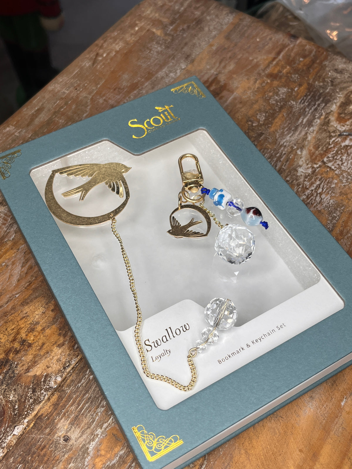 Swallow-Loyalty Bookmark/ Keychain Set